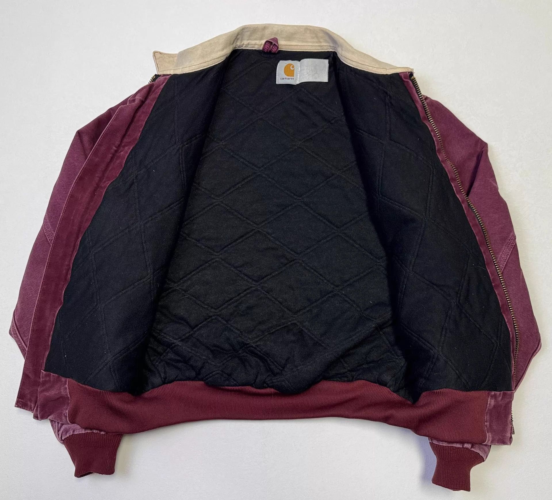 Carhartt Vintage Carhartt JQ2246 Wine M Santa Fe Jacket Size US M / EU 48-50 / 2 - 4 Thumbnail