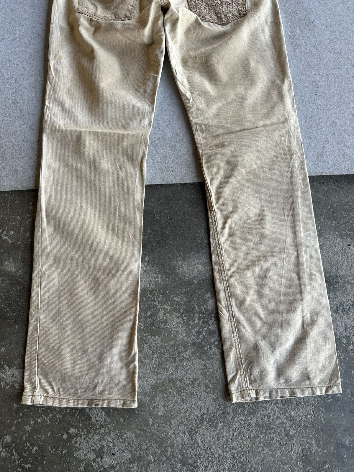 semanticdesign HEAT🔥🔥Vintage SEMATIC DESIGN Jeans Skulls Embroidery Pants Size US 33 - 15 Thumbnail