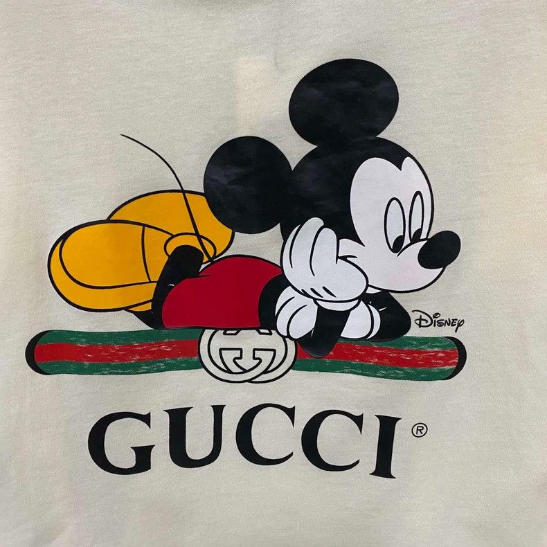 Gucci Gucci Mickey Mouse belt logo short sleeves 2503-Nextarrow Size US XS / EU 42 / 0 - 3 Thumbnail