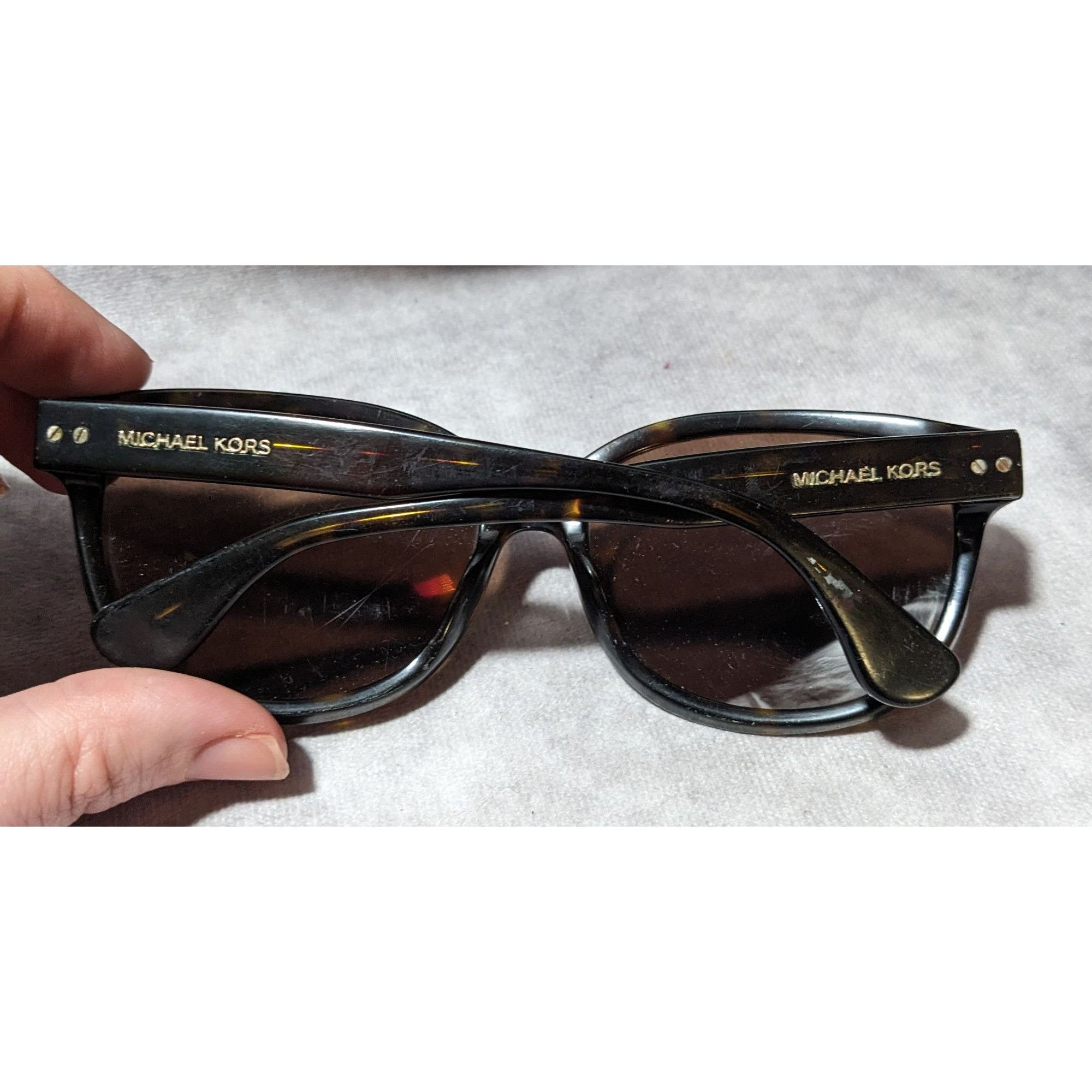 Michael Kors Michael Kors Santa Barbara Dark Tortoise Sunglasses Size ONE SIZE - 7 Thumbnail