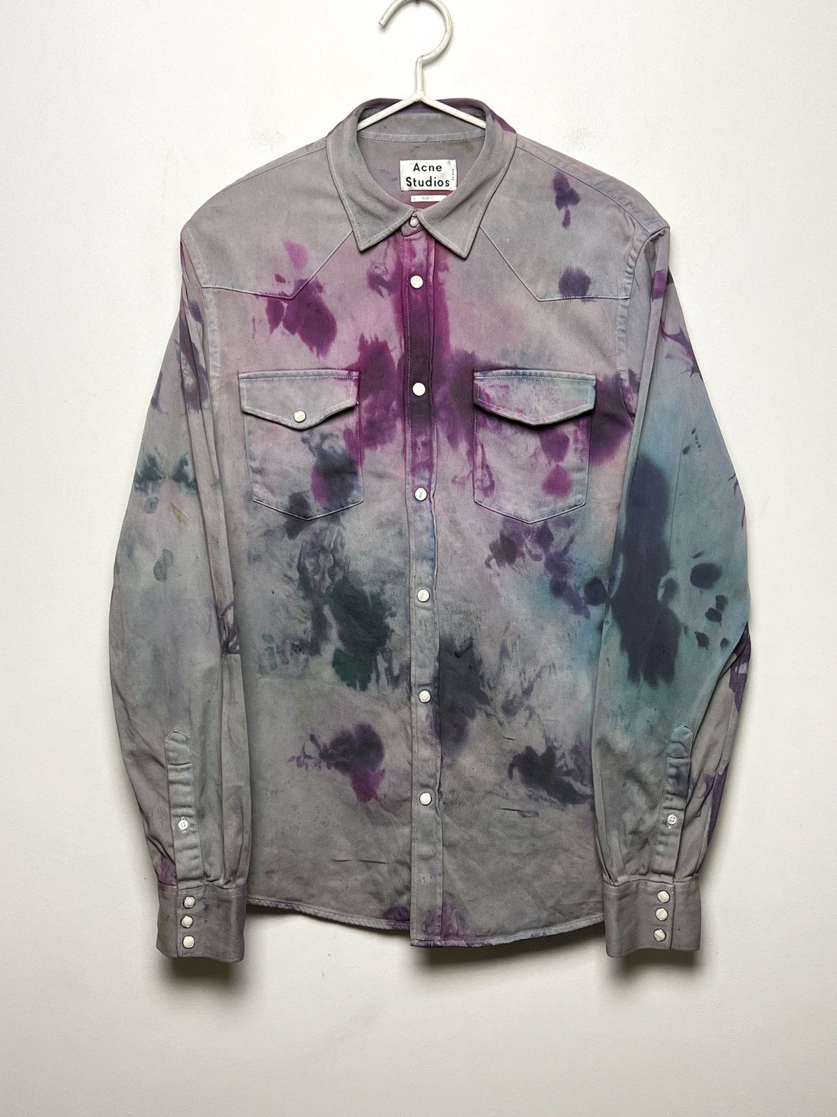 Acne Studios acne vintage travis flannel shirt tie dye y2k Size US M / EU 48-50 / 2 - 2 Thumbnail