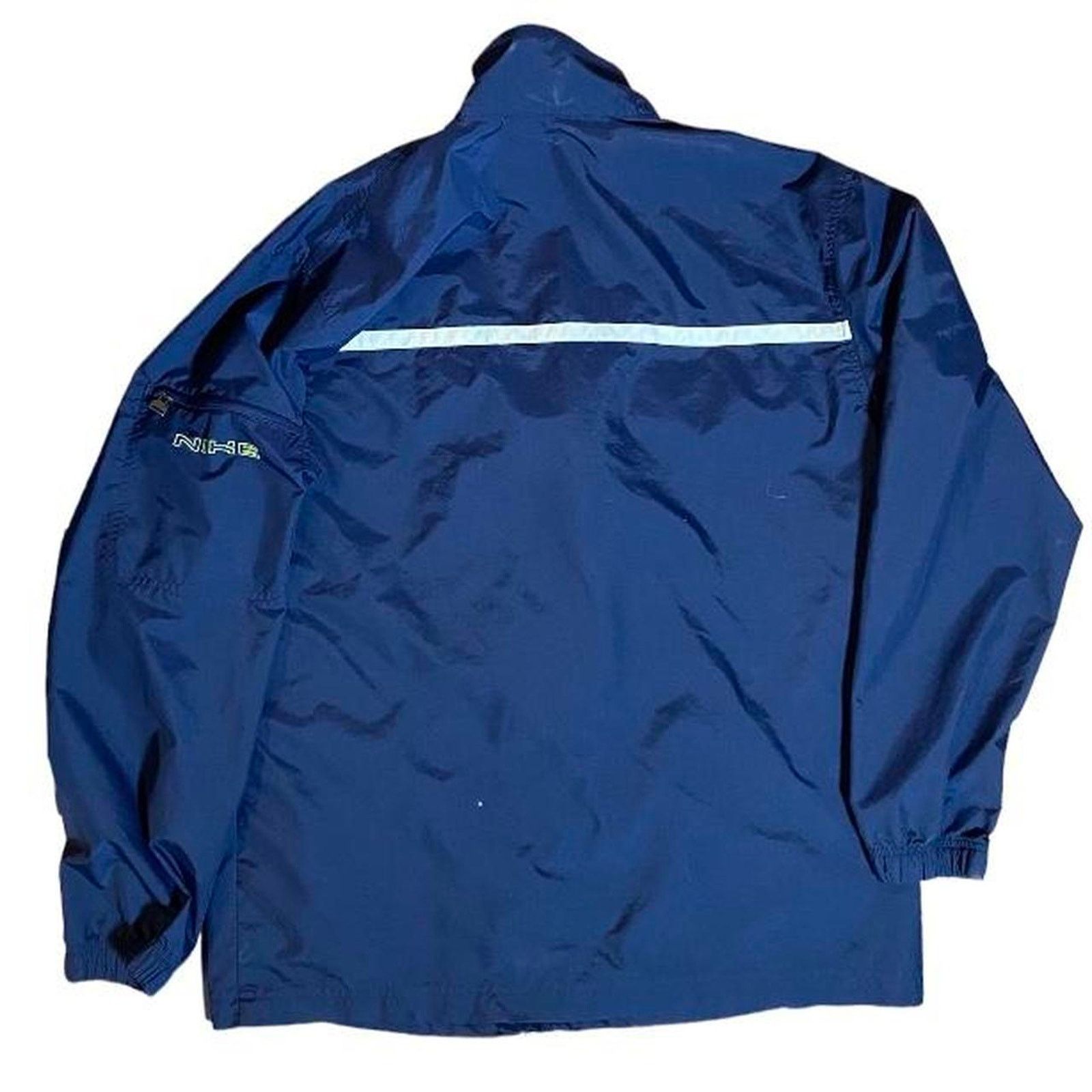 Nike Y2k nike zip up windbreaker navy Size US M / EU 48-50 / 2 - 2 Thumbnail