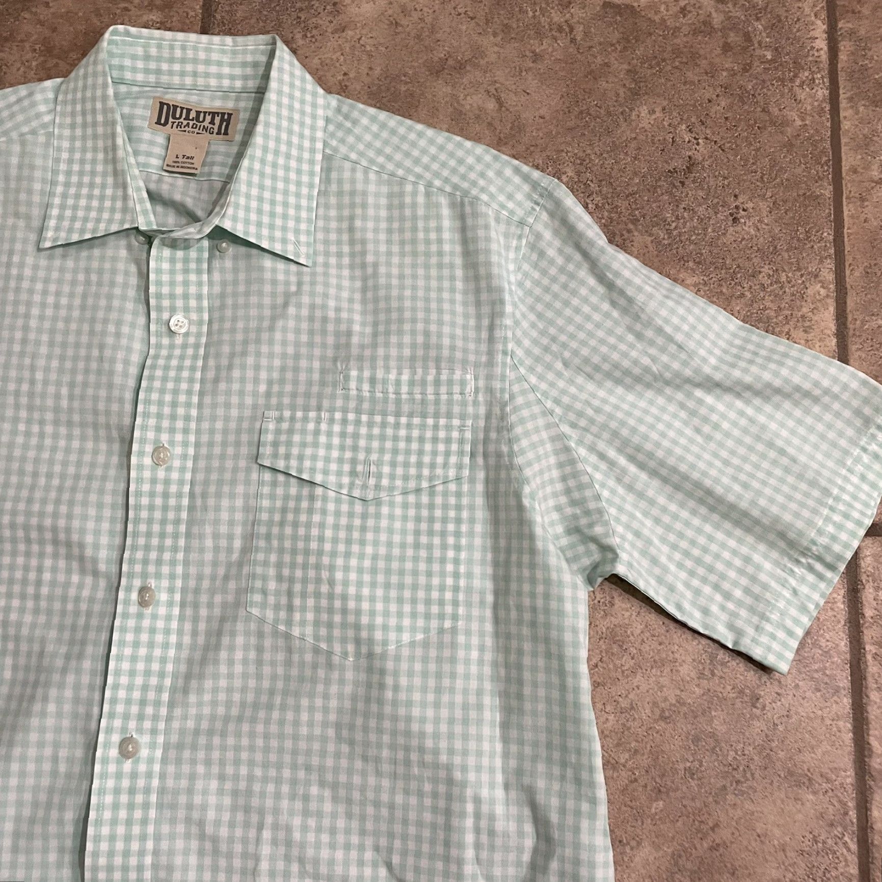 CO Duluth Trading Co plaid 100% cotton button down shirt Mens Size L Size US L / EU 52-54 / 3 - 2 Thumbnail