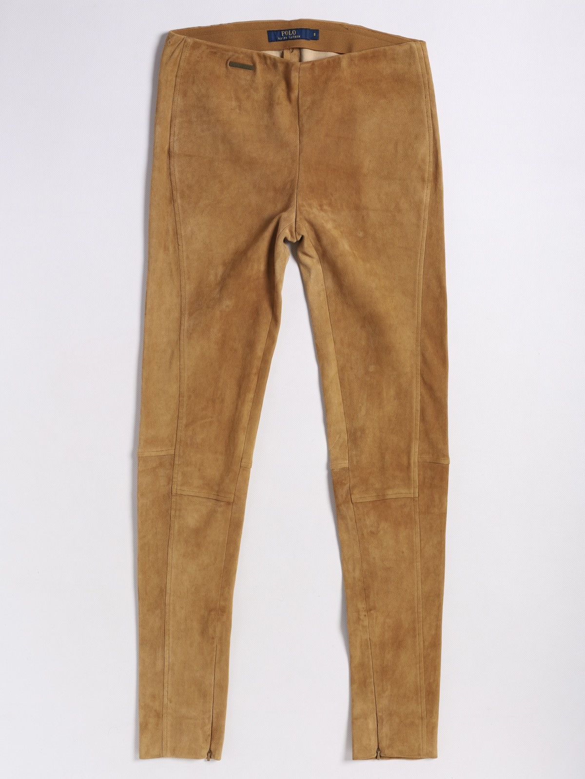 Polo Ralph Lauren Ralph Lauren Suede Brown Soft Leather Pants Size 26" / US 2 / IT 38 - 1 Thumbnail