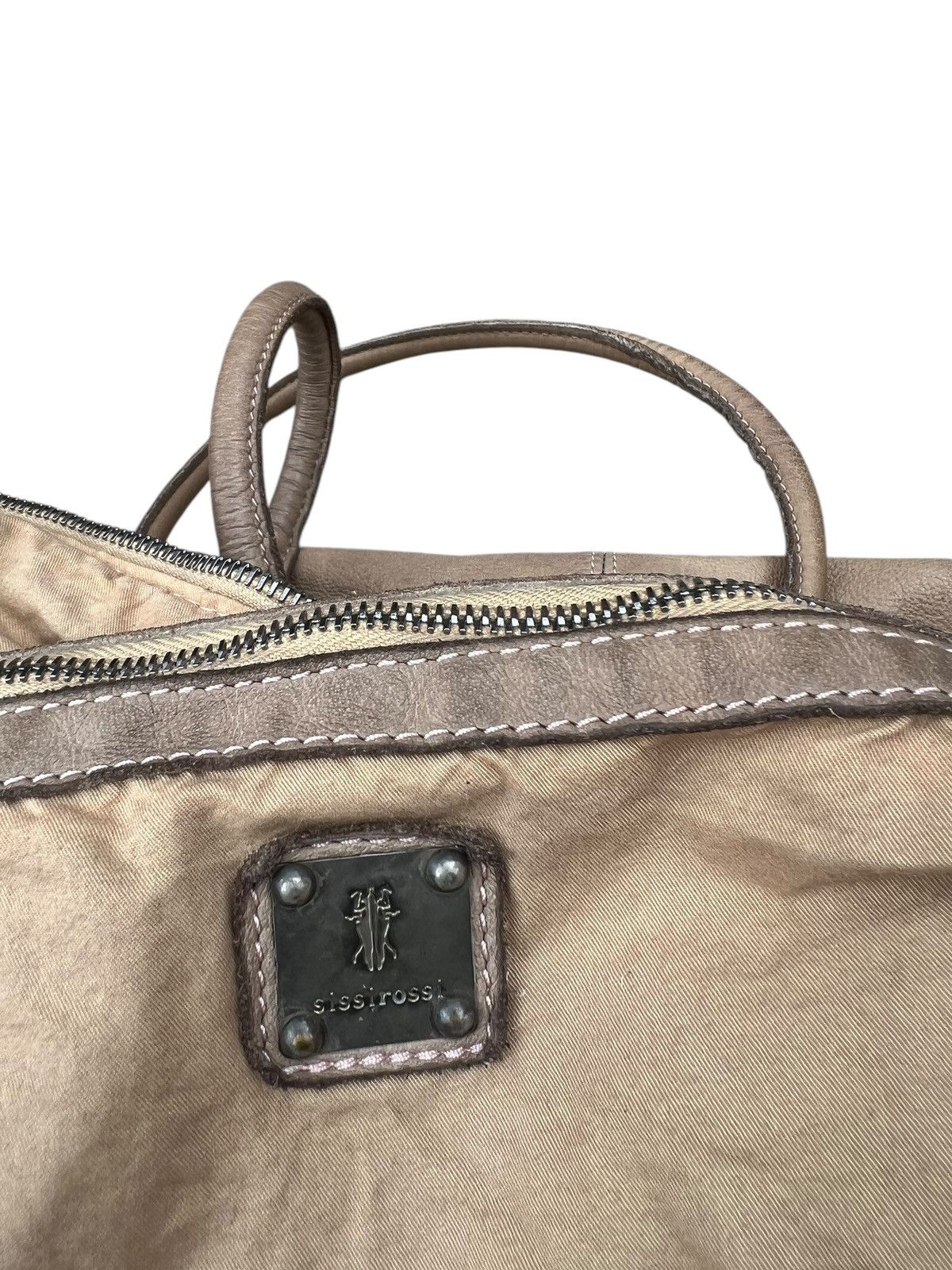 Leather Sissi Rossi Patina Leather 2 Way Travel Bag Size ONE SIZE - 23 Thumbnail