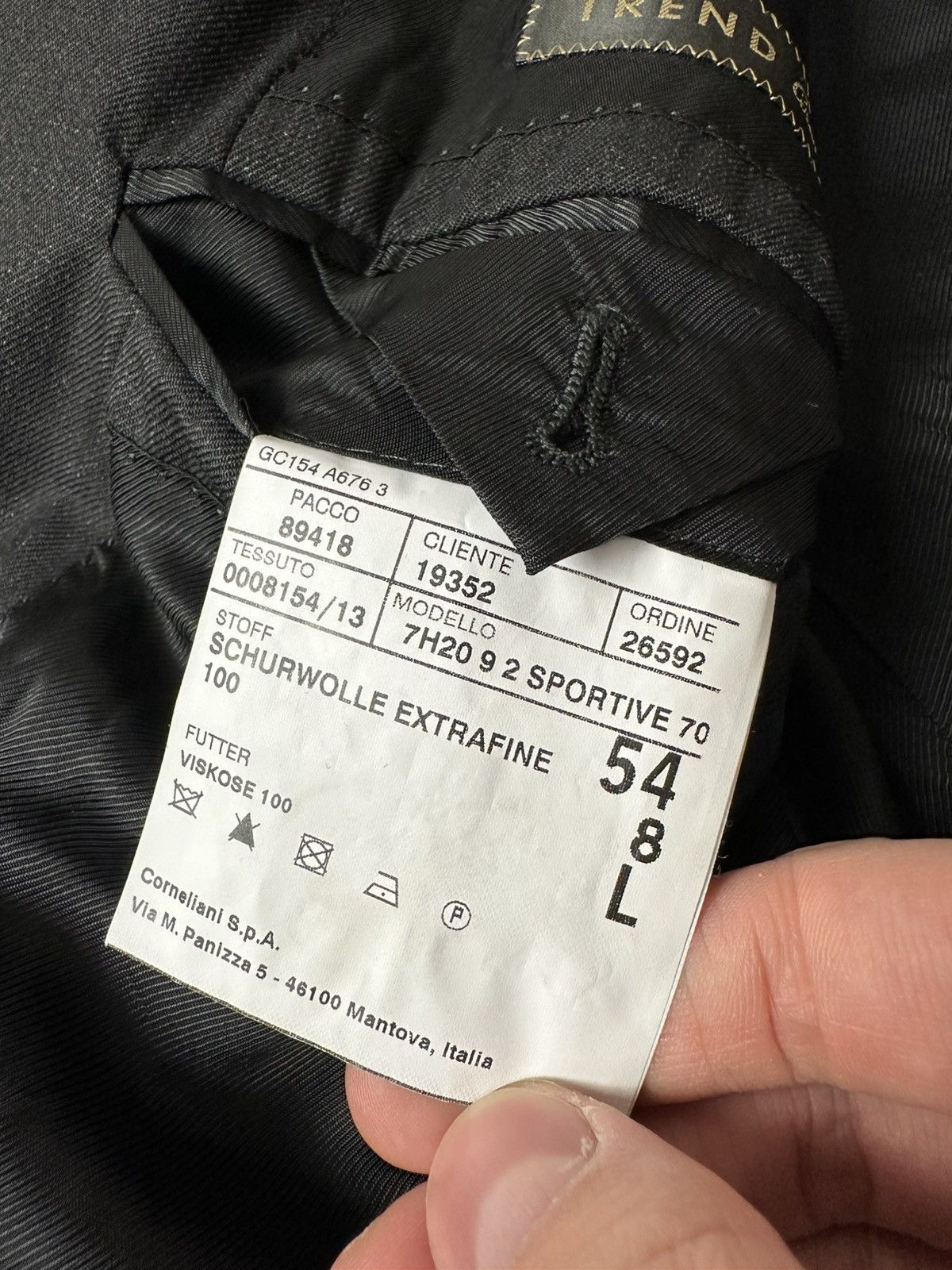 Corneliani Corneliani Suit 54L Size 54L - 8 Thumbnail