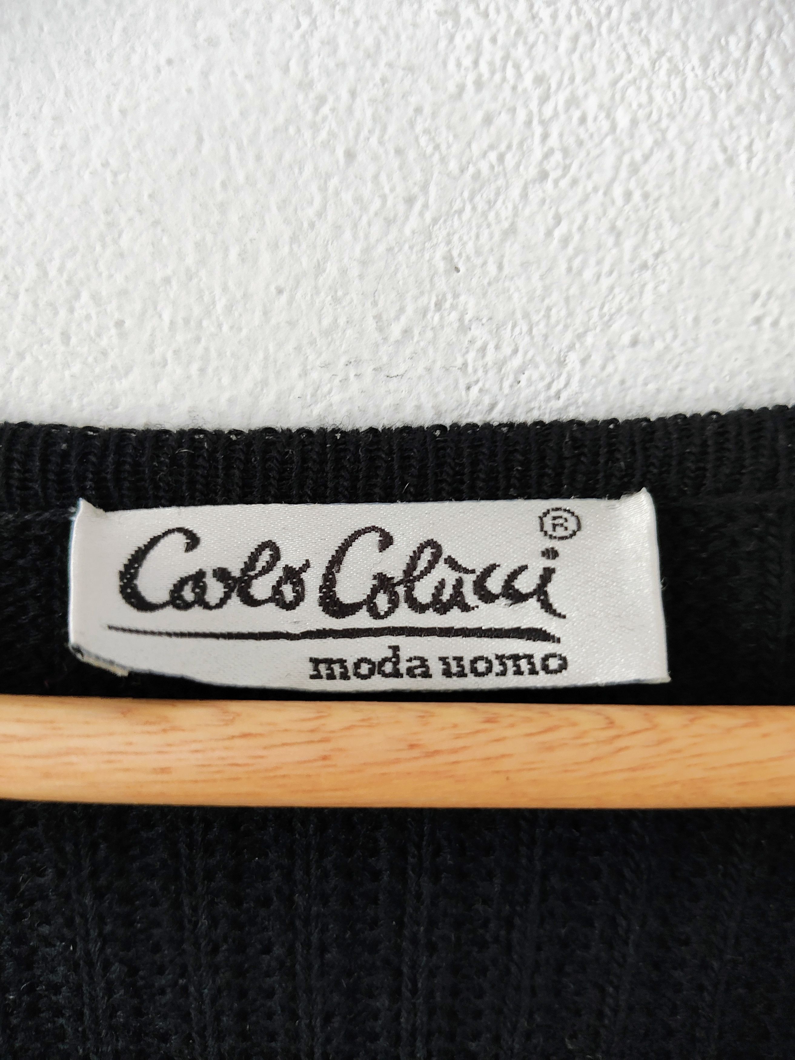 Carlo Colucci VINTAGE WOOL JUMPER Size US L / EU 52-54 / 3 - 3 Thumbnail