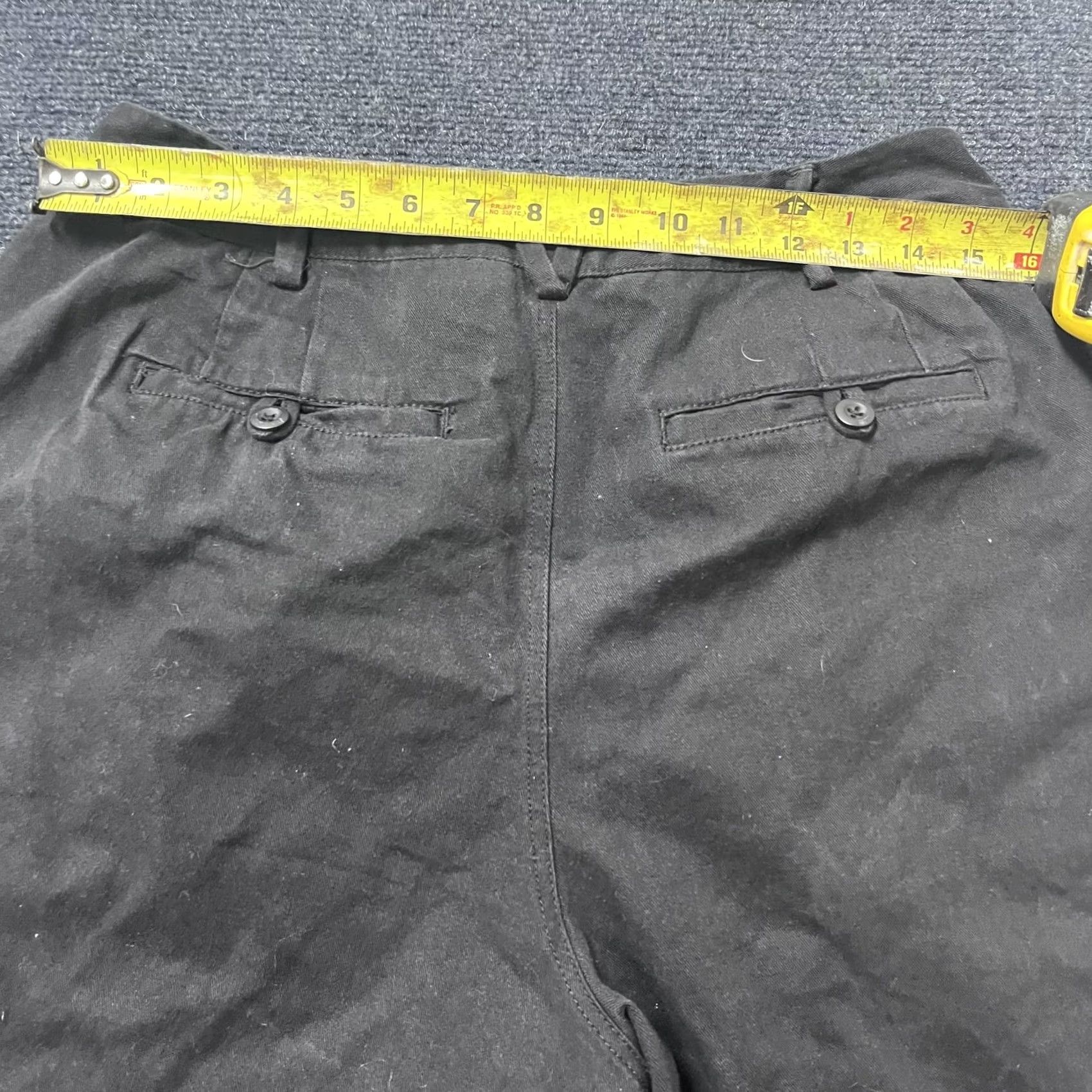 Vintage VINTAGE Black Pleated Wide Leg Cropped Pants Mens Large Cuffed Hem Zip Pockets Dress Size US 34 / EU 50 - 6 Thumbnail