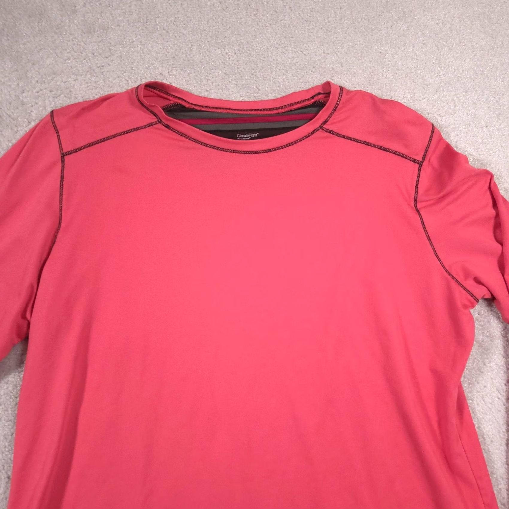 Vintage ClimateRight by Cuddl Duds Shirt Womens XXL Pink Long Sleeve Base Layer Top Size XXL / US 16-18 / IT 52-54 - 2 Thumbnail