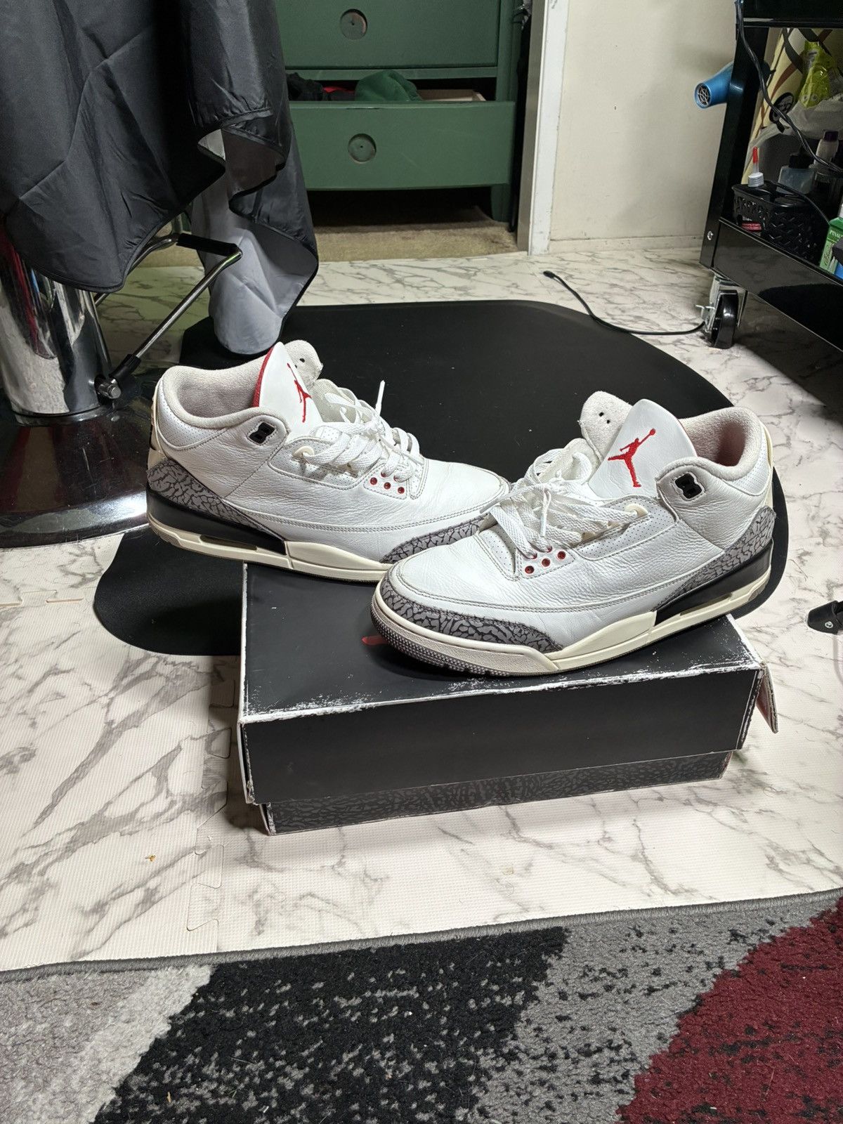 Jordan Brand Jordan 3 retro white cement Reimagined 11.5 Size US 11.5 / EU 44-45 - 2 Thumbnail