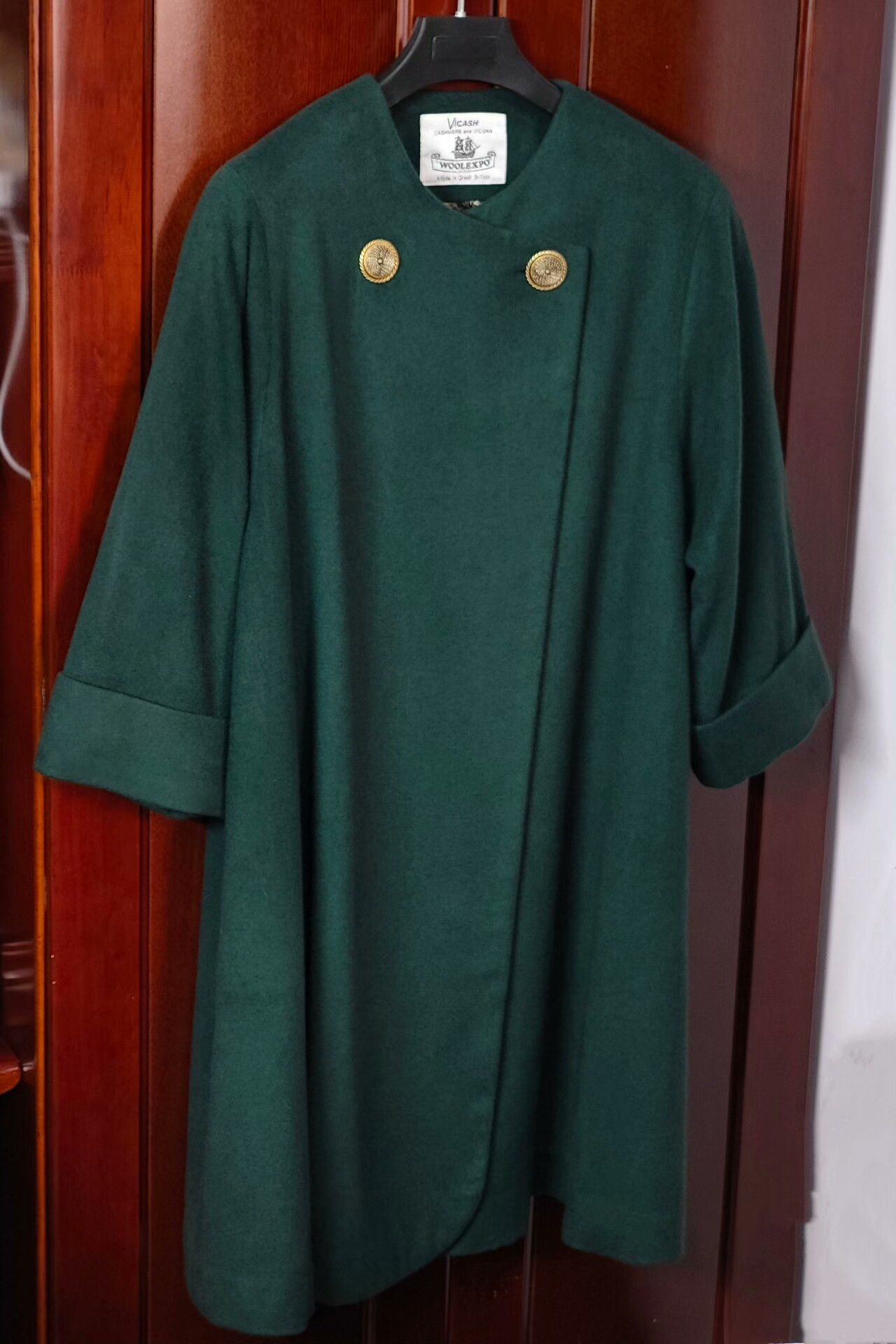 Japanese Brand Custom Cashmere and Vicuna Overcoat Size XL / US 12-14 / IT 48-50 - 1 Thumbnail