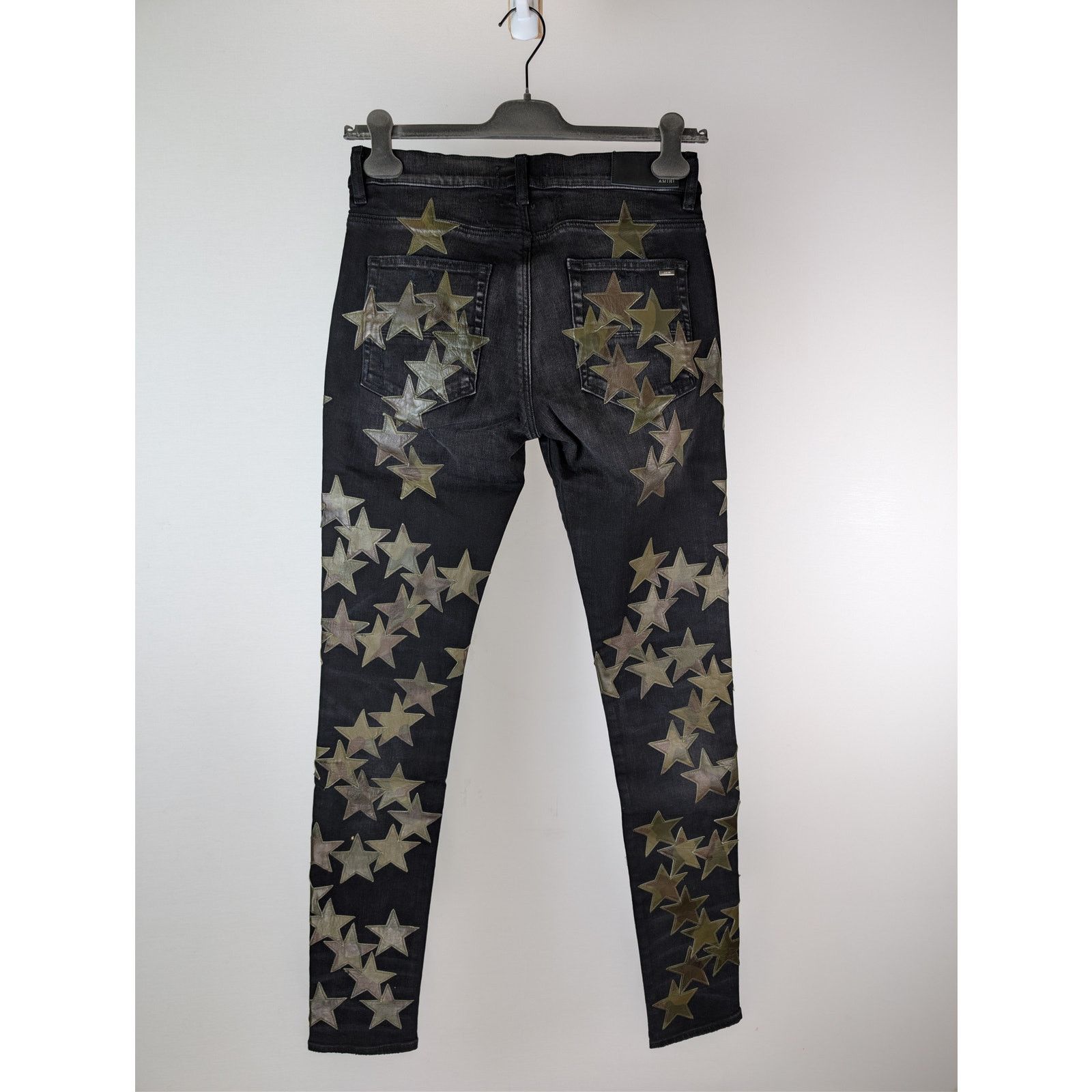 Amiri o1rshd1 Chemist Jean Denim Jeans in Aged Black Size US 31 - 11 Thumbnail
