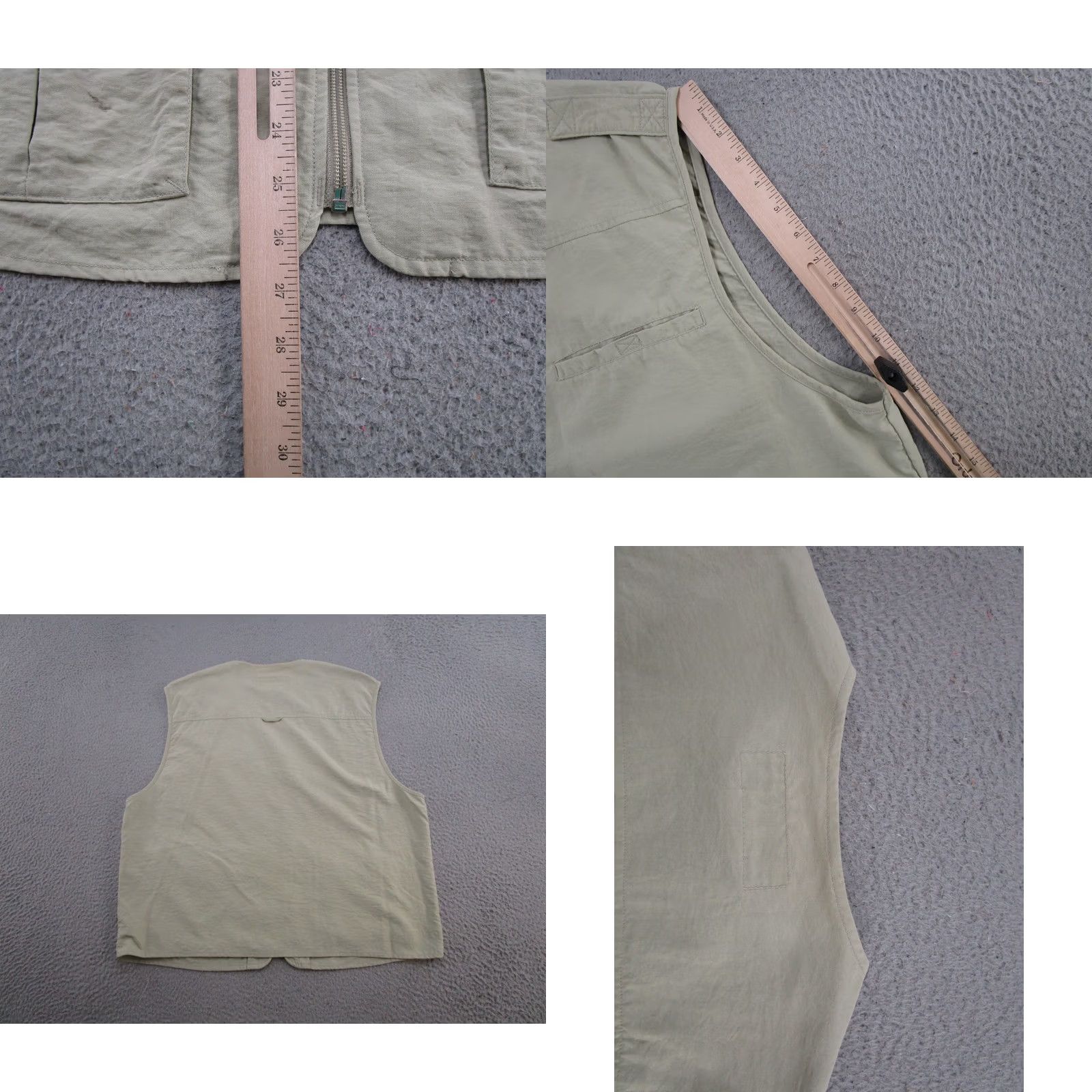 Vintage Columbia Vest Unisex XL Nylon Full Zip Windbreaker Pockets Outdoor Fishing Hunting GRT Beige Size US XL / EU 56 / 4 - 8 Thumbnail