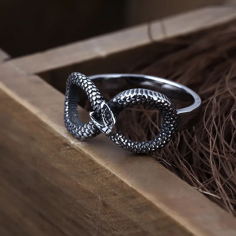 Japanese Brand × Jewelry × Vintage Punk Snake Ring Size ONE SIZE - 3 Thumbnail