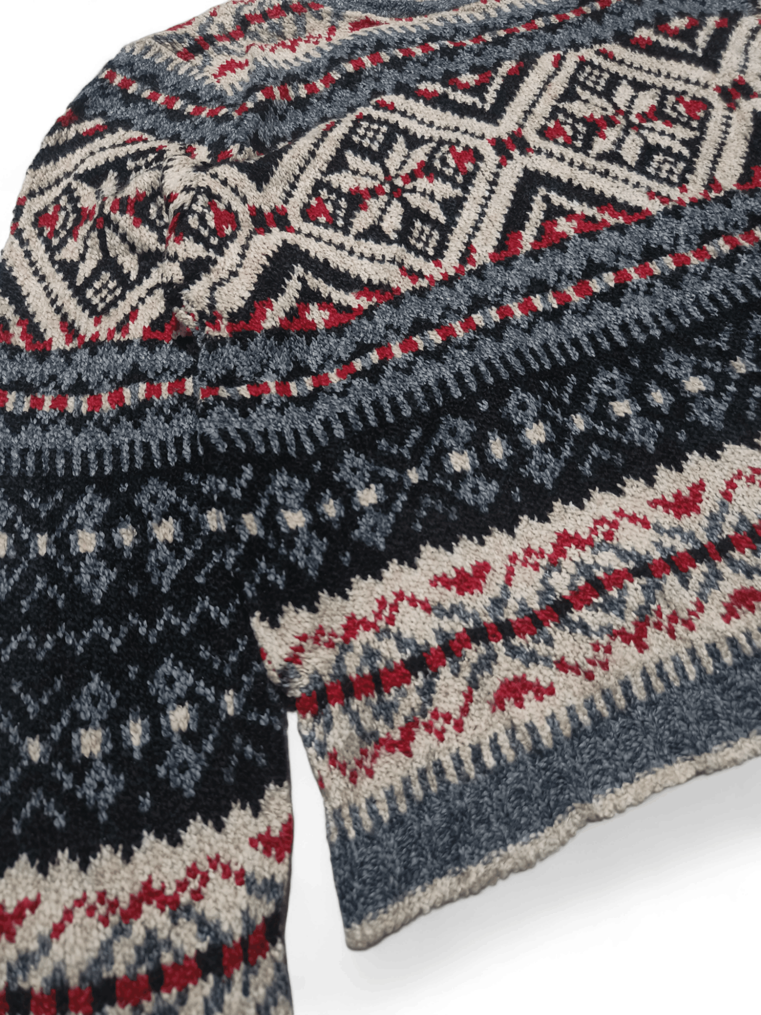Basic Editions Vintage 80s BASIC EDITIONS Ethnic Pattern Knit Sweater Size XL / US 12-14 / IT 48-50 - 6 Thumbnail
