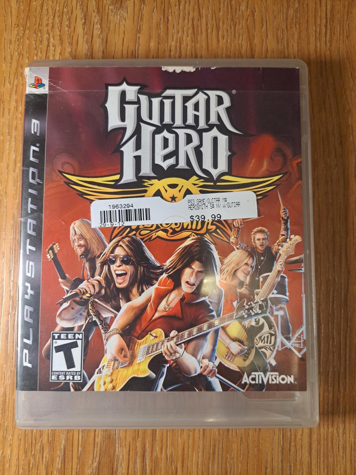 Other Guitar Hero Aerosmith PS3 PlayStation 3 Video Game Size ONE SIZE - 1 Thumbnail