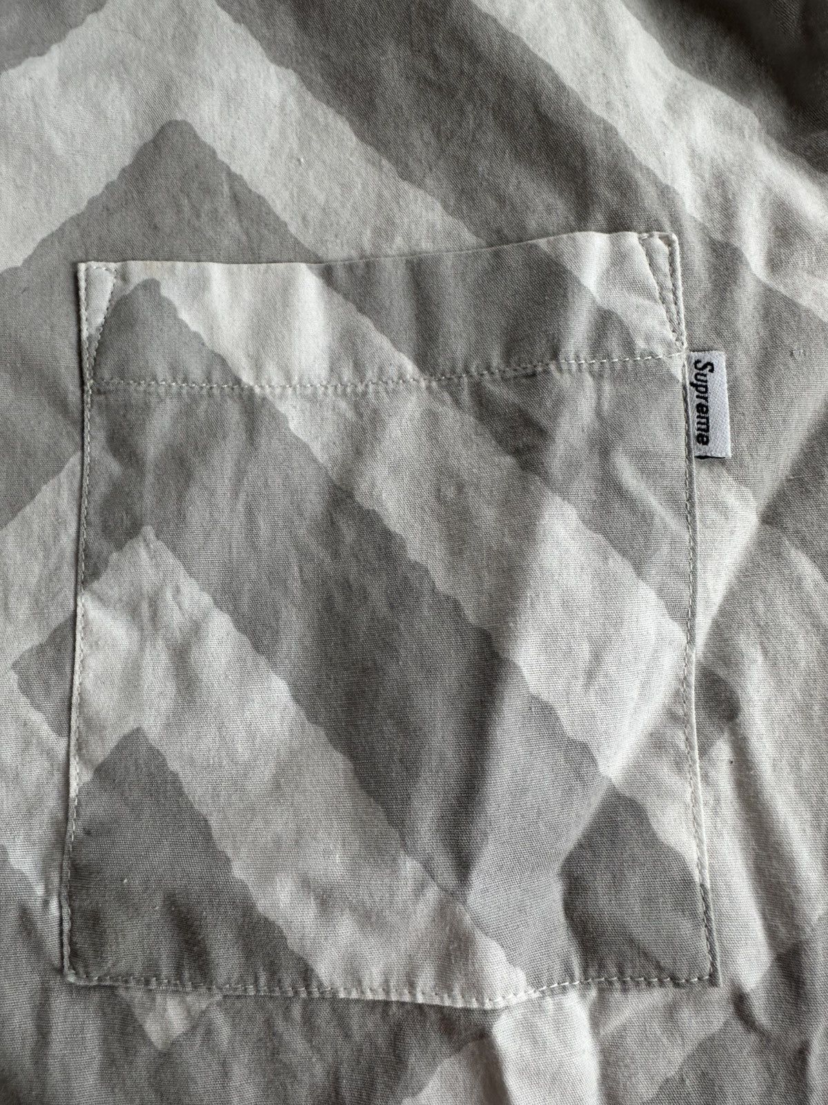 Supreme Supreme Stripe Short Sleeve Button Up (SS14) Size US S / EU 44-46 / 1 - 2 Thumbnail