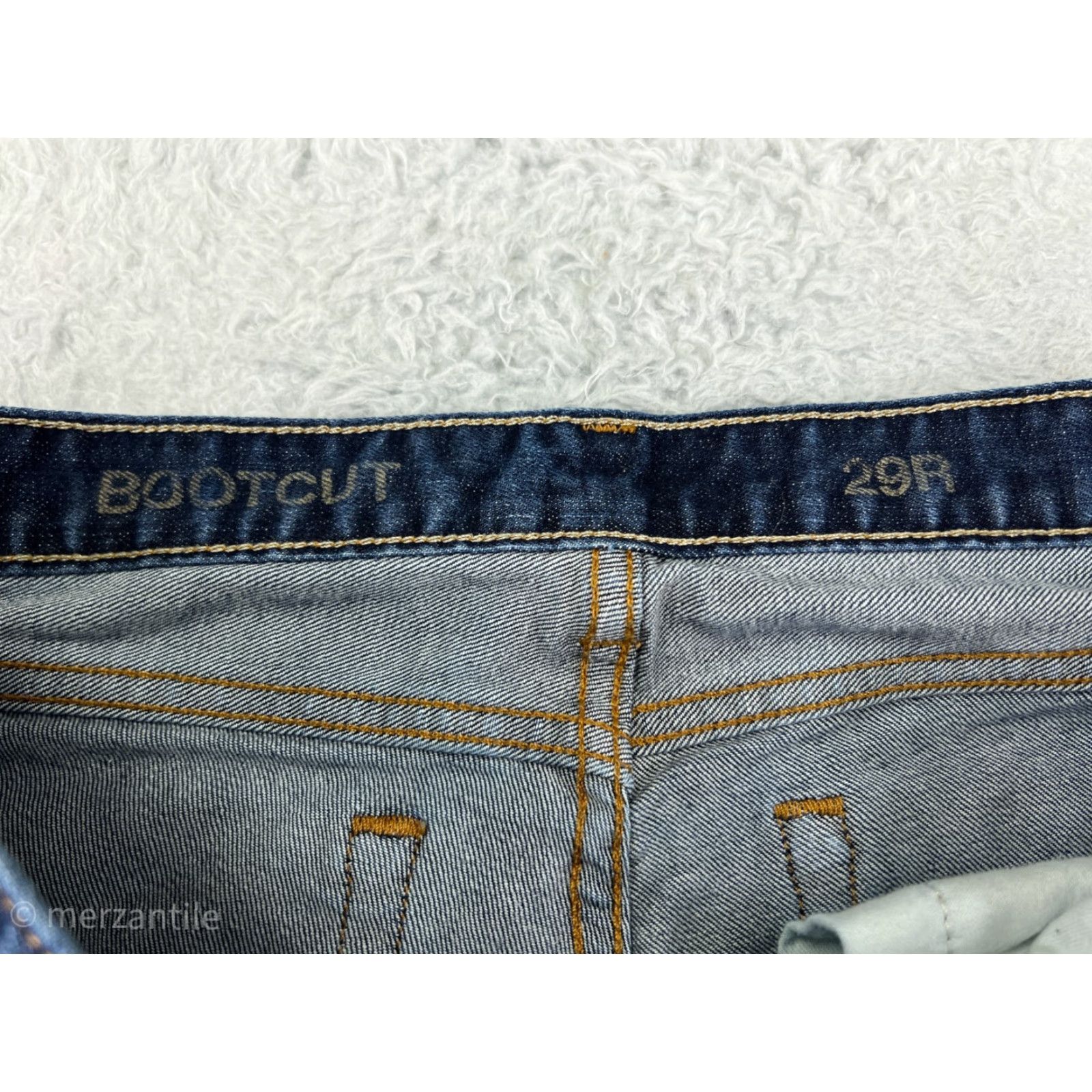 J.Crew J.Crew Jeans Womens 29 Blue Denim Bootcut Dark Wash Cotton Blend Western Shirt? Size 29" - 4 Thumbnail