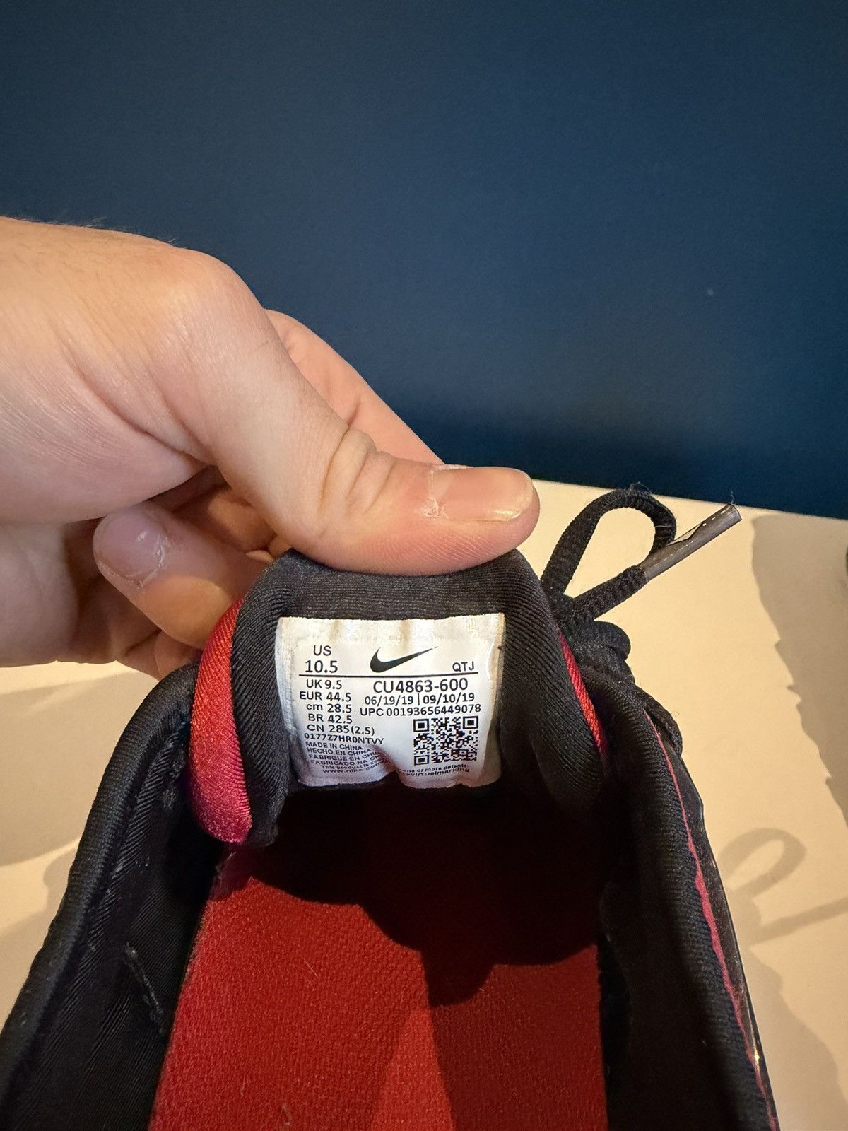 Nike Nike Air VaporMax Plus “University Red / Black” Size US 10.5 / EU 43-44 - 6 Thumbnail