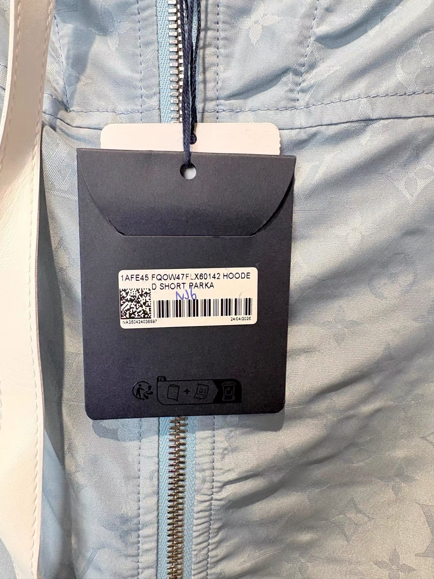 Louis Vuitton Louis Vuitton SS24 Blue Monogram Print Jacket K36 Size US XS / EU 42 / 0 - 5 Thumbnail
