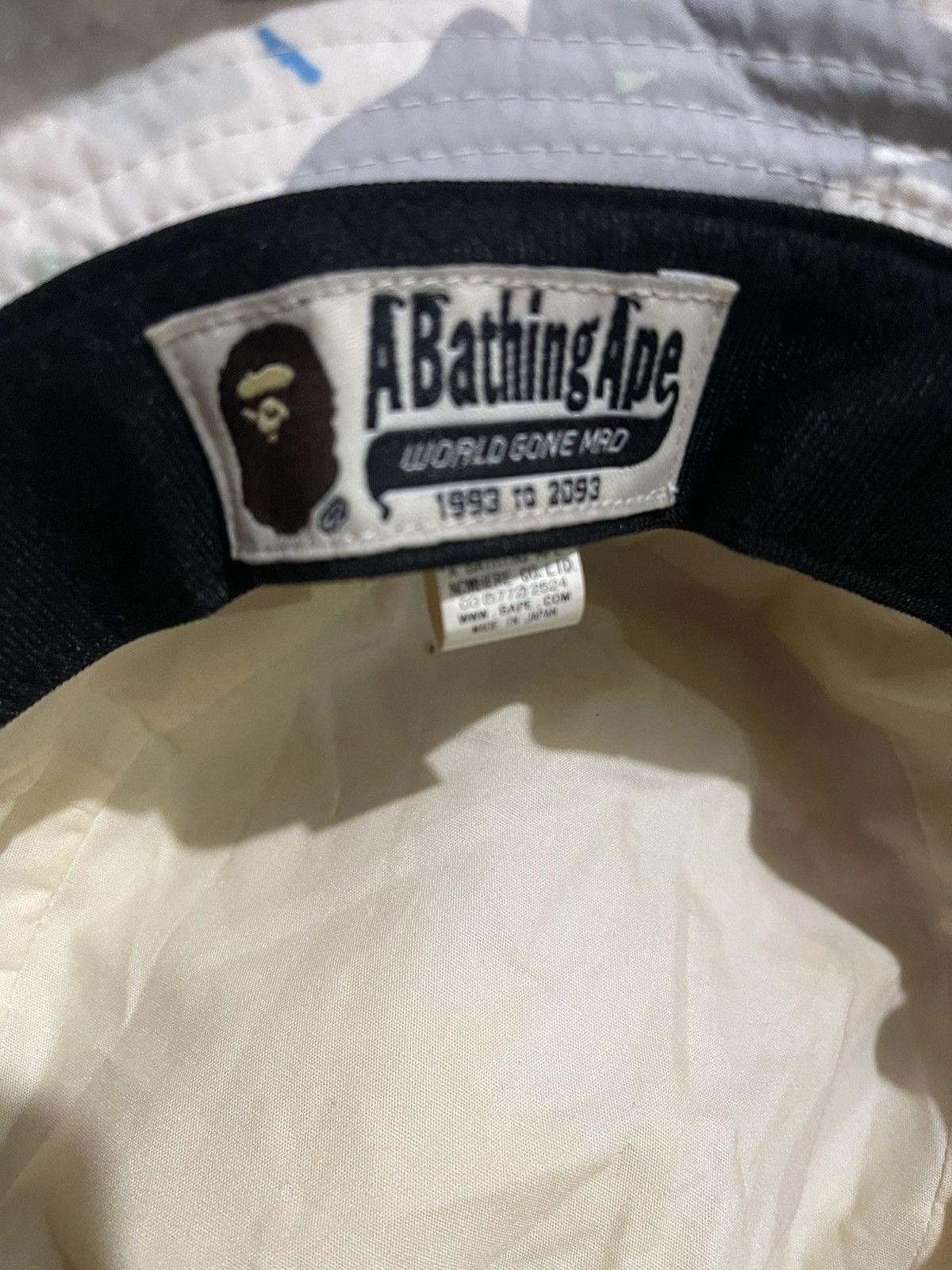 Japanese Brand Bape bucket hat space camou Size ONE SIZE - 3 Thumbnail