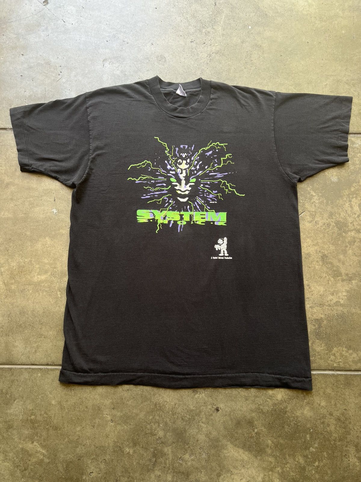 Fruit Of The Loom × Vintage VTG 1994 System Shock Video Game Tee Shirt Promo Bioshock Size US XL / EU 56 / 4 - 2 Thumbnail