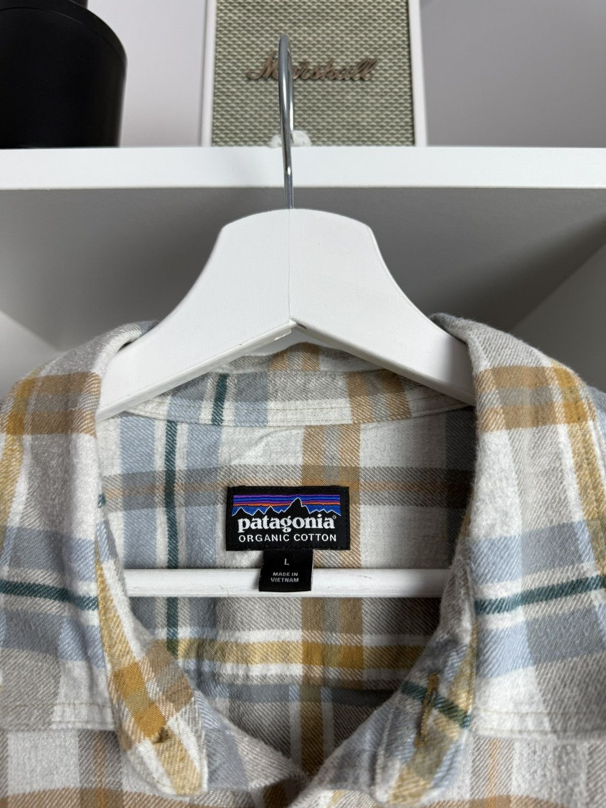 Designer × Patagonia Patagonia organic cotton checked flannel shirt L outdoor Size US L / EU 52-54 / 3 - 4 Thumbnail