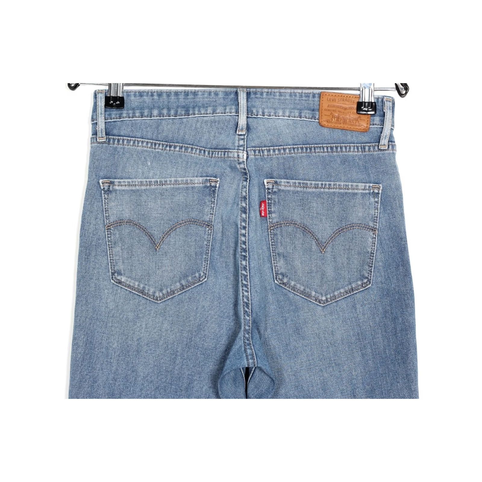 Levi's LEVI’S 721 PREMIUM HIGH RISE SKINNY Jeans Women Size W28 L30 Big E Stretch Size 28" / US 6 / IT 42 - 3 Thumbnail