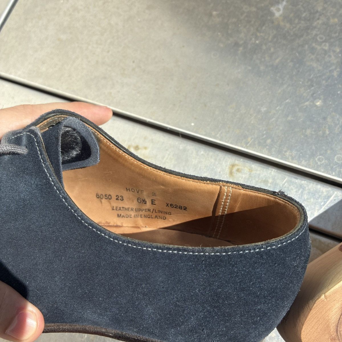 Crockett & Jones Crockett & Jones Hove 2 Unlined Blue Suede UK6.5E/US7.5 Size US 7.5 / EU 40-41 - 7 Thumbnail