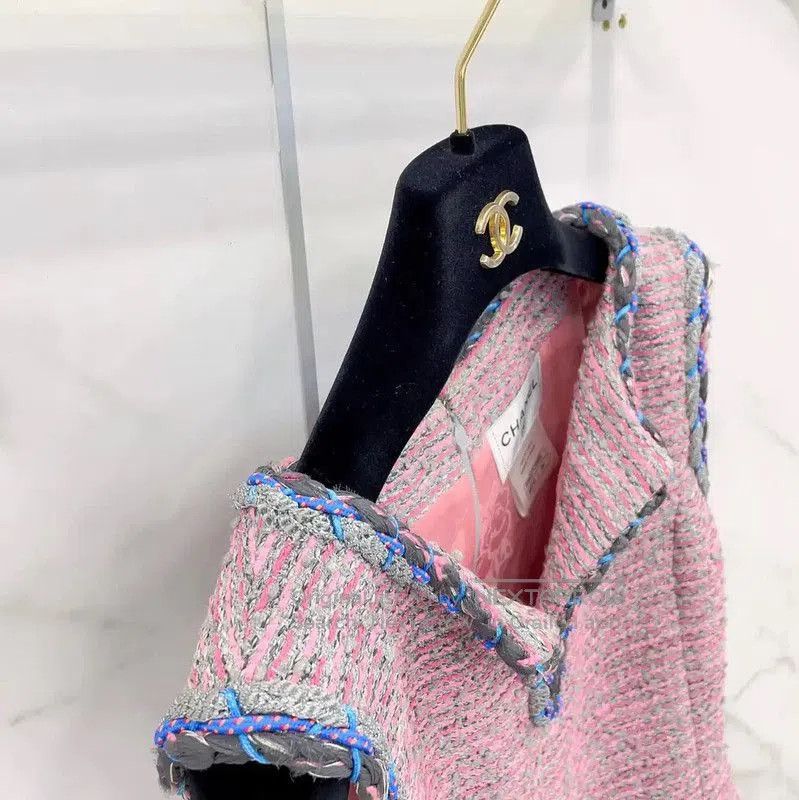 Chanel Chanel Pink Cotton Blend Women’s Top . Size M / US 6-8 / IT 42-44 - 6 Thumbnail