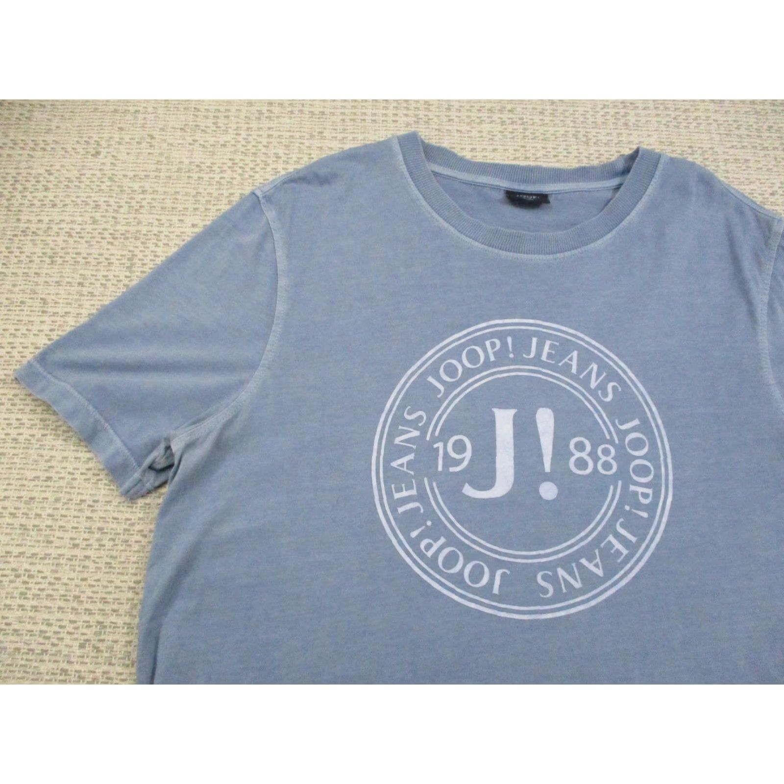 Vintage Joop Jeans Shirt Mens Large Blue Modern Fit 1988 J! Logo Graphic Tee Casual Size US L / EU 52-54 / 3 - 3 Thumbnail