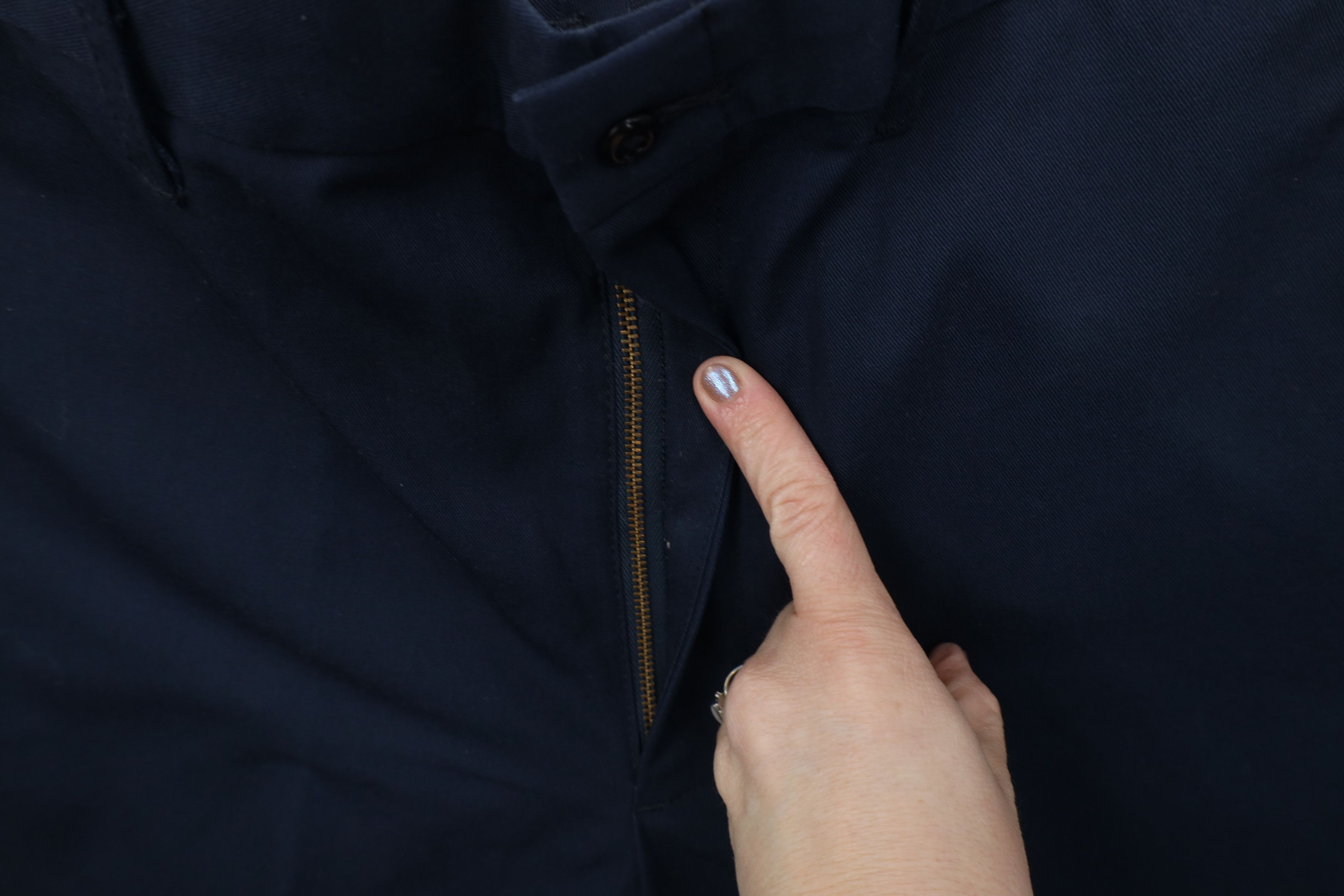 Vintage Vintage 90s Streetwear Wide Leg Chino Pants Workwear Blue Size US 36 / EU 52 - 5 Thumbnail