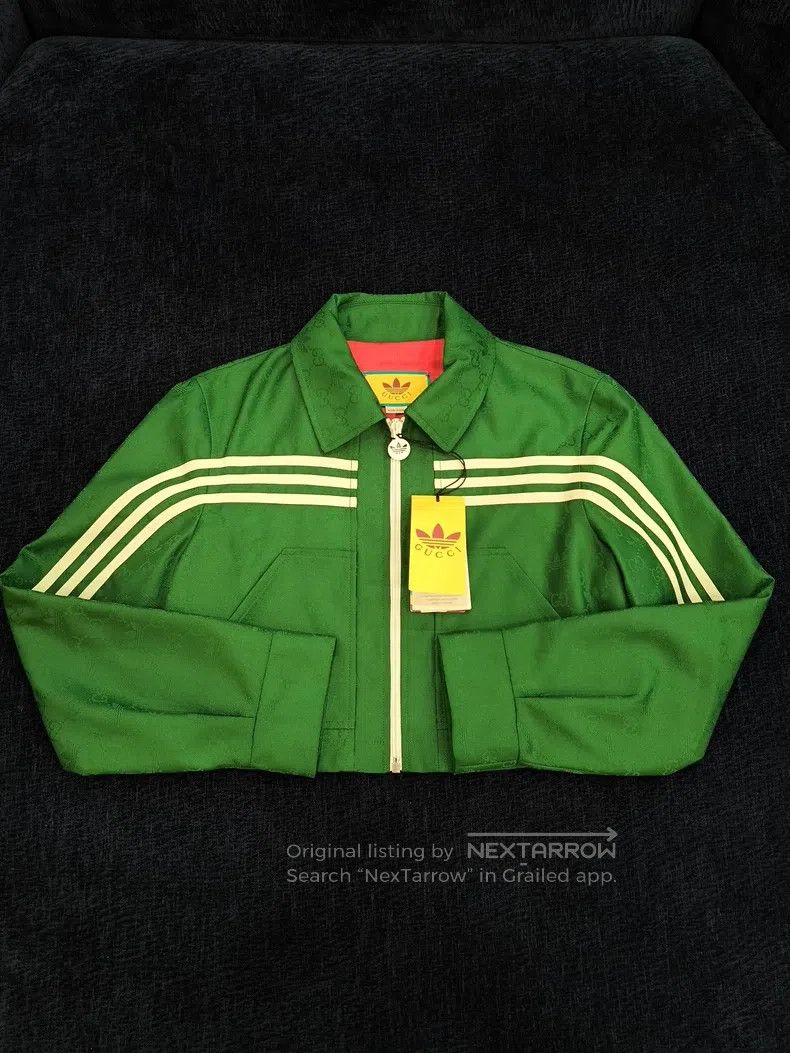 Gucci Gucci FW22 striped jacquard lapel short long-sleeved jacke Size M / US 6-8 / IT 42-44 - 1 Thumbnail