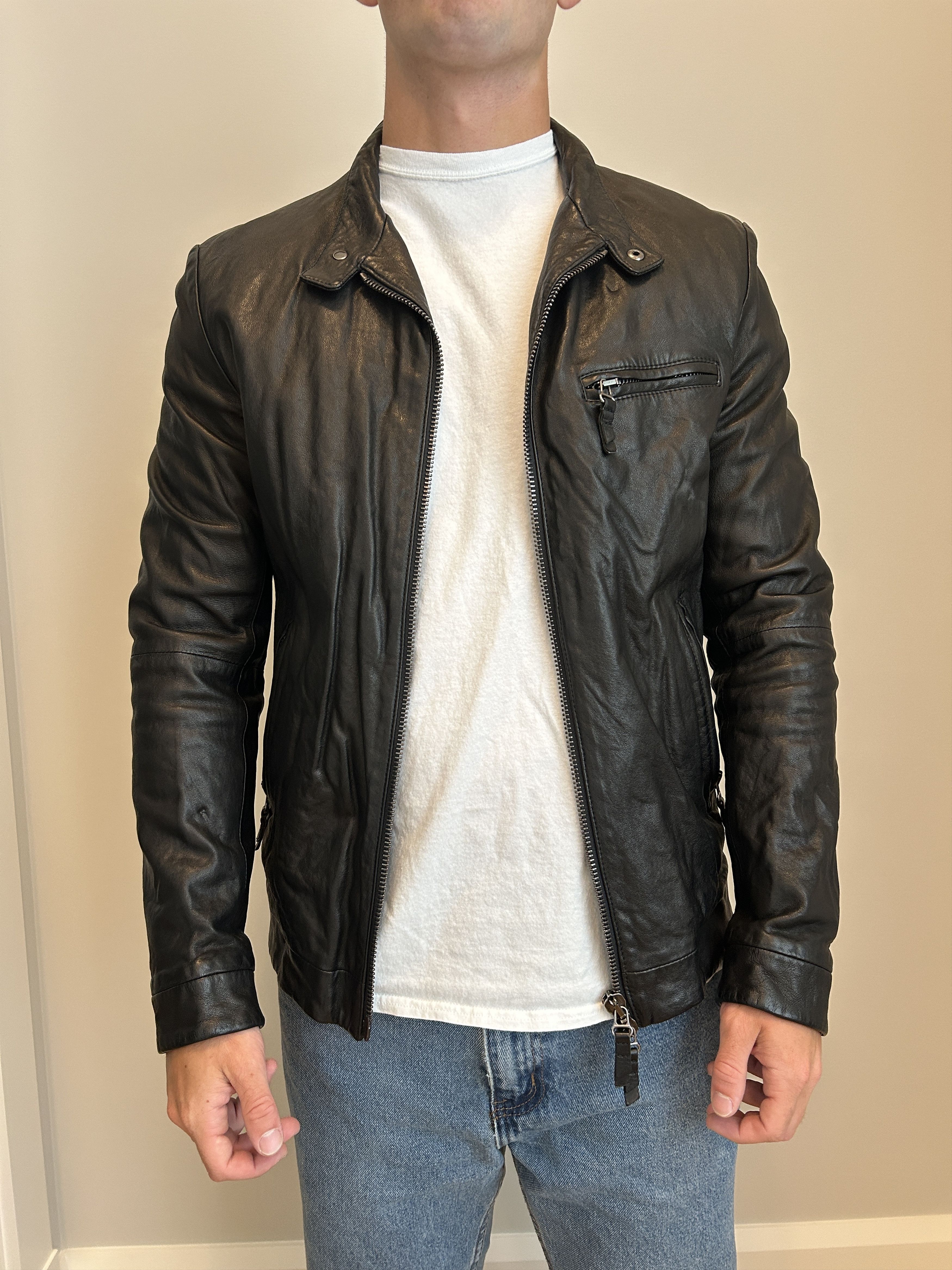 Gimo's Black Leather Gimo's Jacket Size US M / EU 48-50 / 2 - 3 Thumbnail