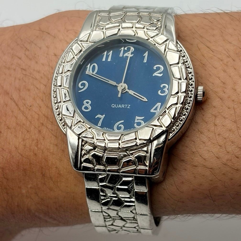 Chicos Silver & Blue Chico’s Watch Size ONE SIZE - 1 Thumbnail