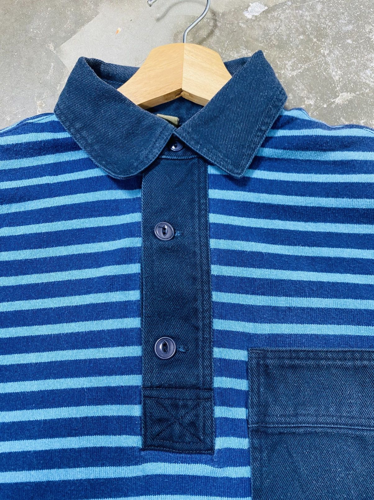 Nigel Cabourn Vintage Nigel Carbourn Polo Shirt Size US S / EU 44-46 / 1 - 4 Thumbnail