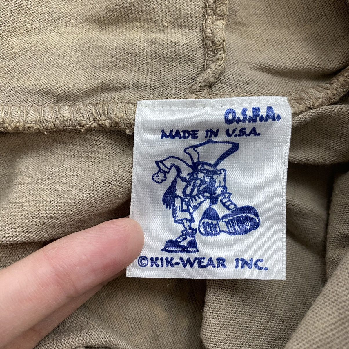 Vintage Vintage 90s KIK WEAR INC Usa Grafitti Streetwear Hooded Size US XXL / EU 58 / 5 - 5 Thumbnail