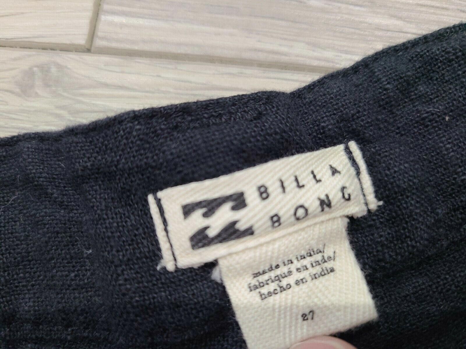Billabong Billabong Shorts Size 27 Black Knit high waist Size 27" / US 4 / IT 40 - 2 Thumbnail