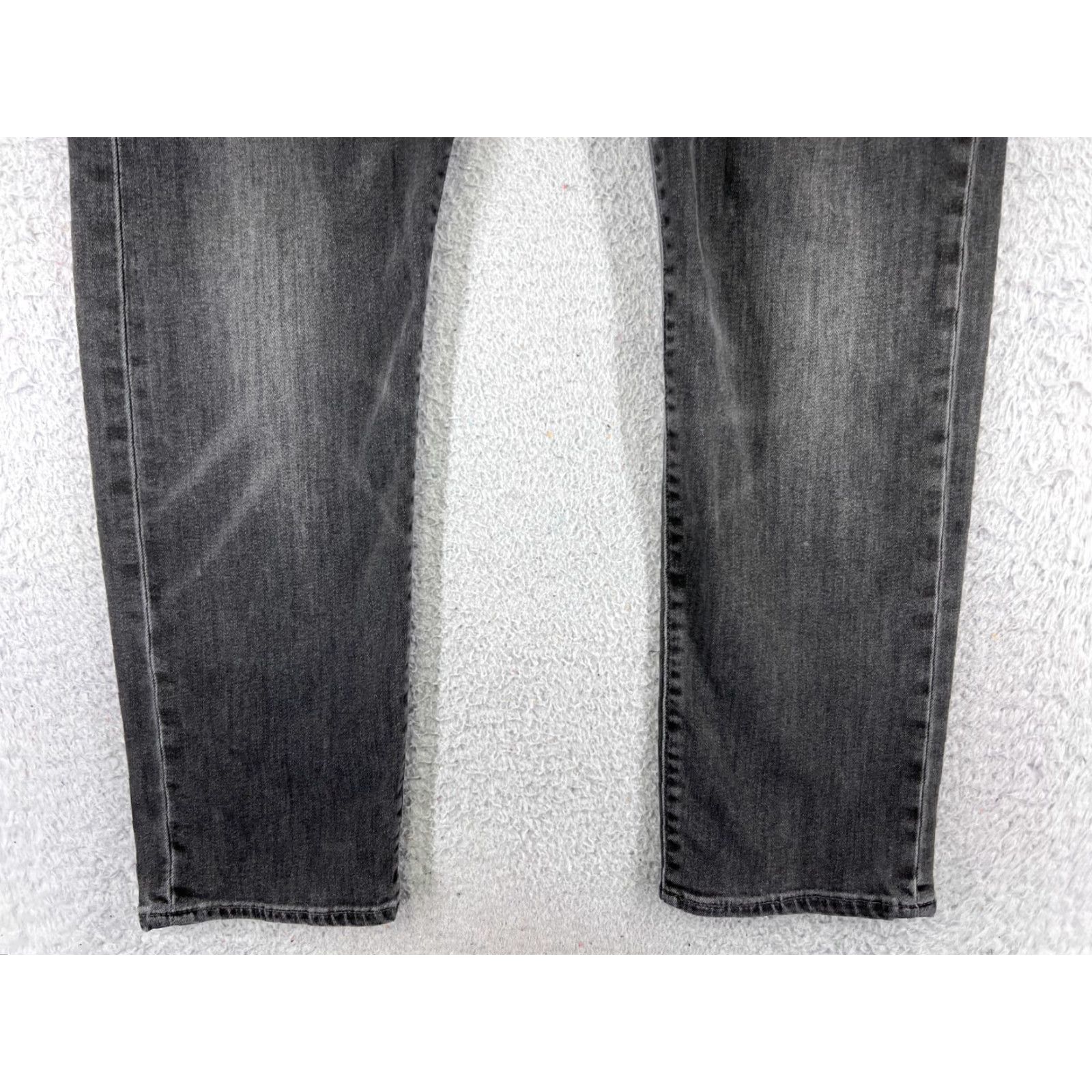 Levi's Levis 502 Jeans Slim Straight Denim Black 32x28 5-Pocket Cotton Blend Regular Mens Size US 32 / EU 48 - 2 Thumbnail