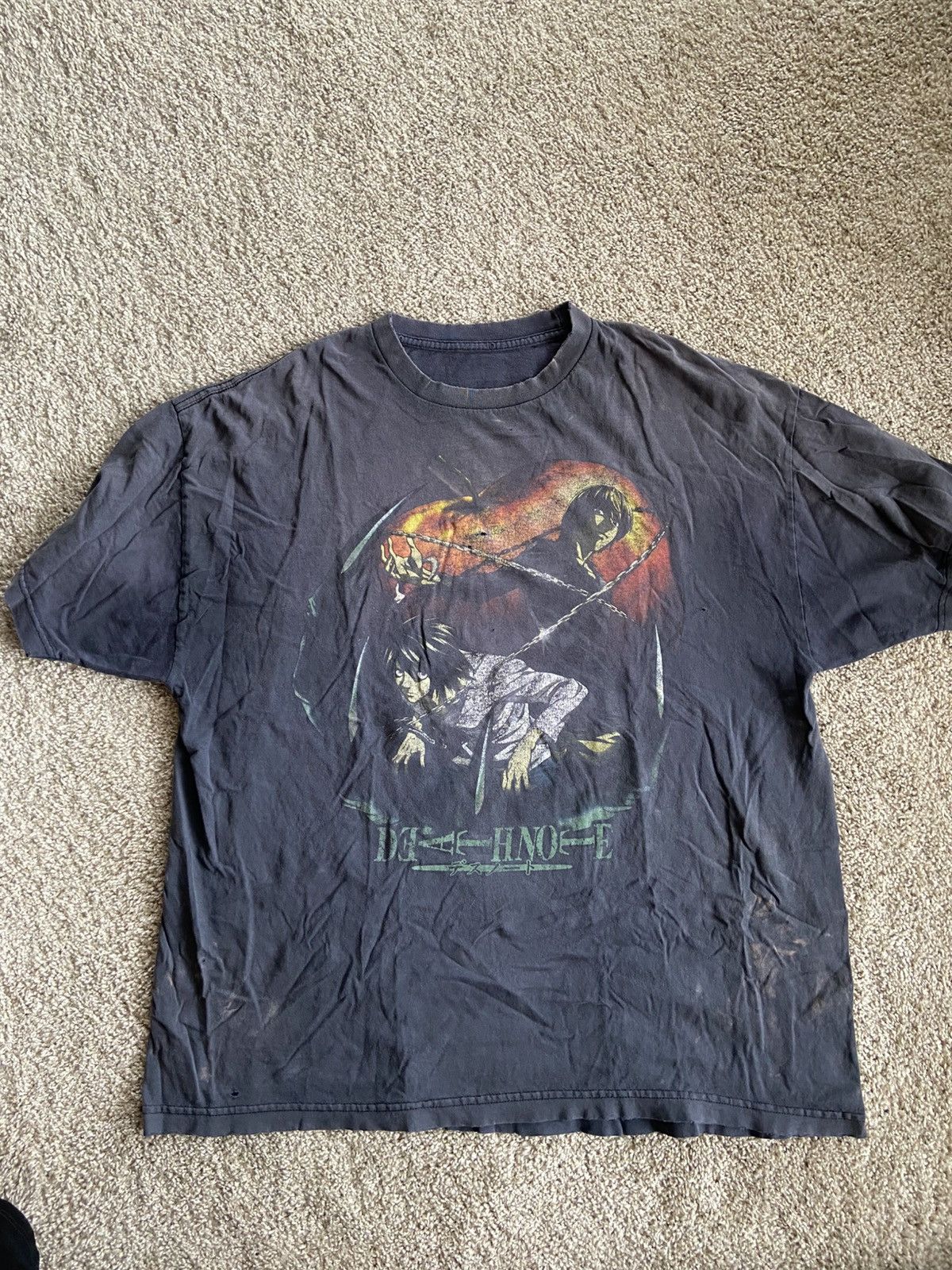 Japanese Brand × Vintage 2000s Death Note Tee Size US XXL / EU 58 / 5 - 1 Thumbnail