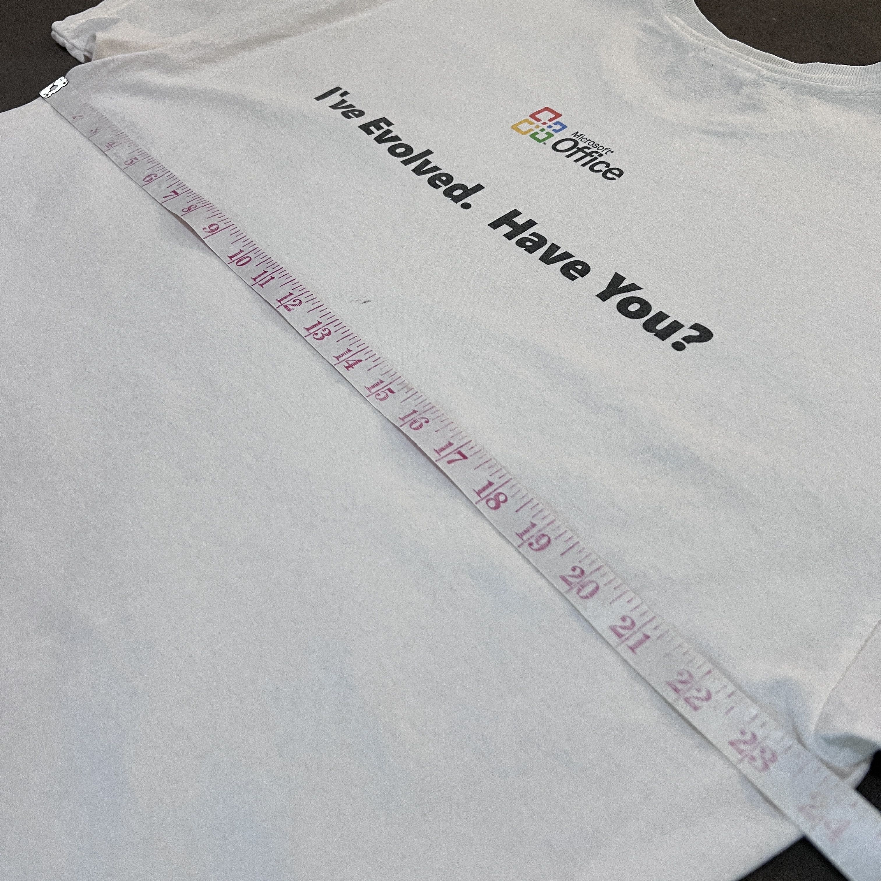 Microsoft × Vintage Vintage Y2K Microsoft Office I've Evolved Have You? Tee Size US XL / EU 56 / 4 - 8 Thumbnail