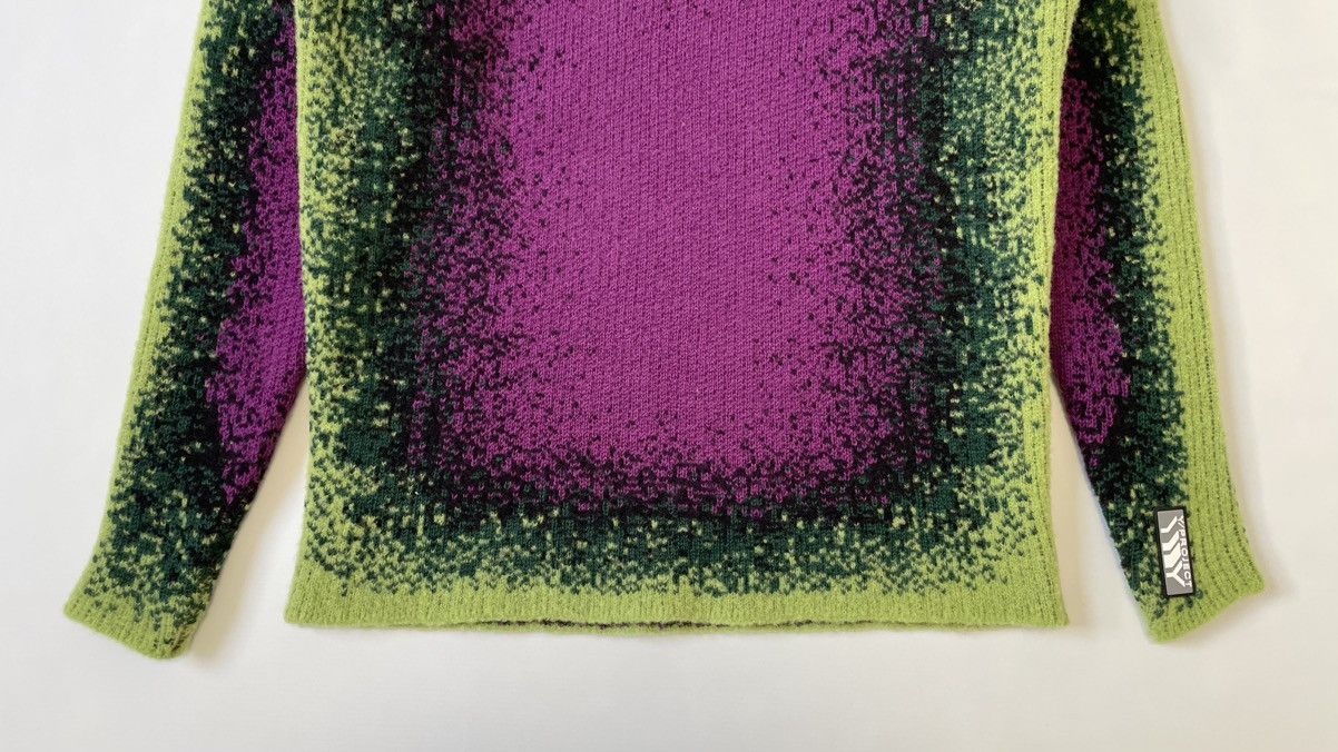Y/Project A/W 22 Purple / Lime ‘Gradient’ Sweater Size US M / EU 48-50 / 2 - 5 Thumbnail