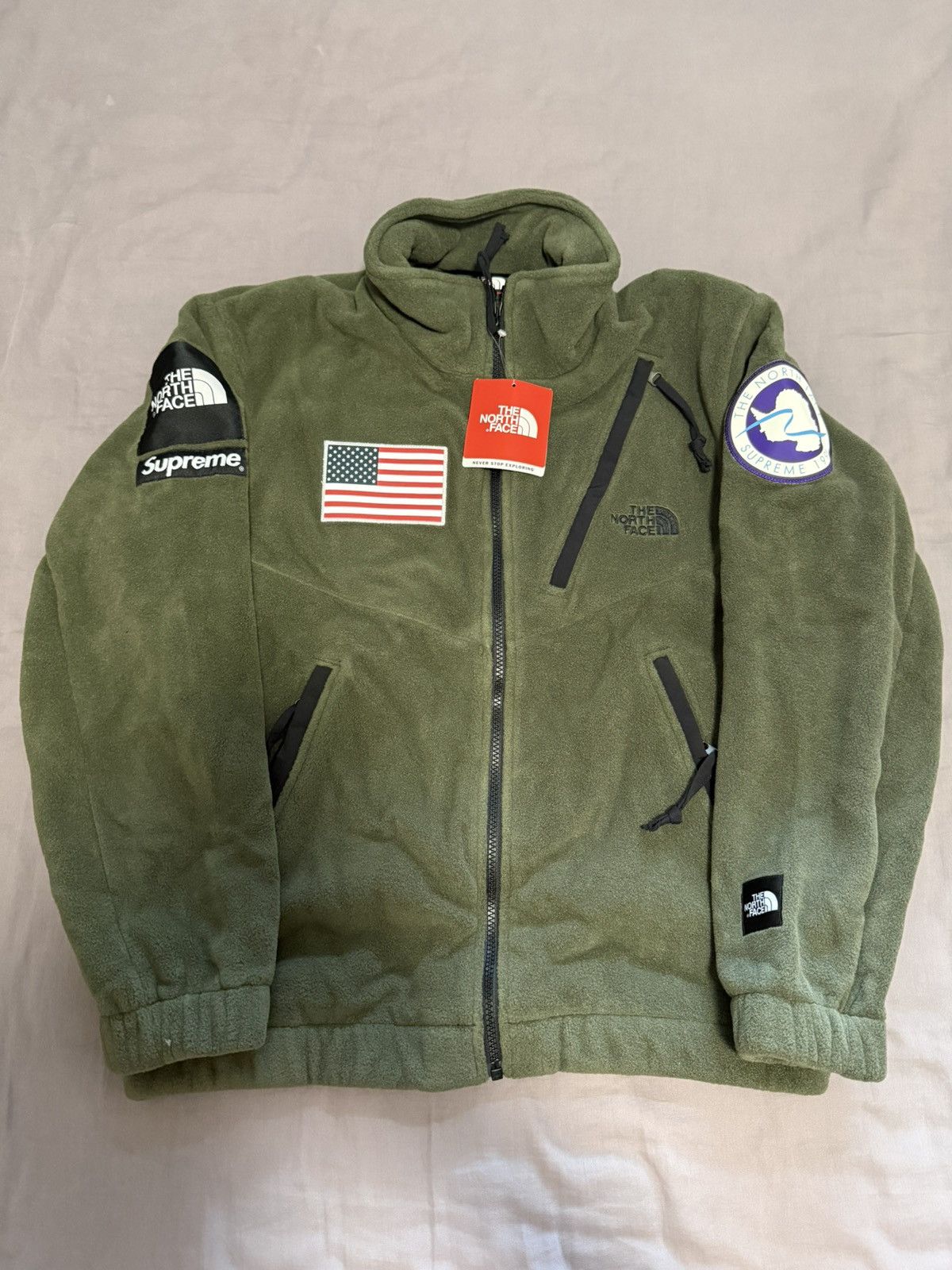 Supreme × The North Face Supreme tnf north trans Antarctica expedition fleece Jacket Size US S / EU 44-46 / 1 - 1 Thumbnail