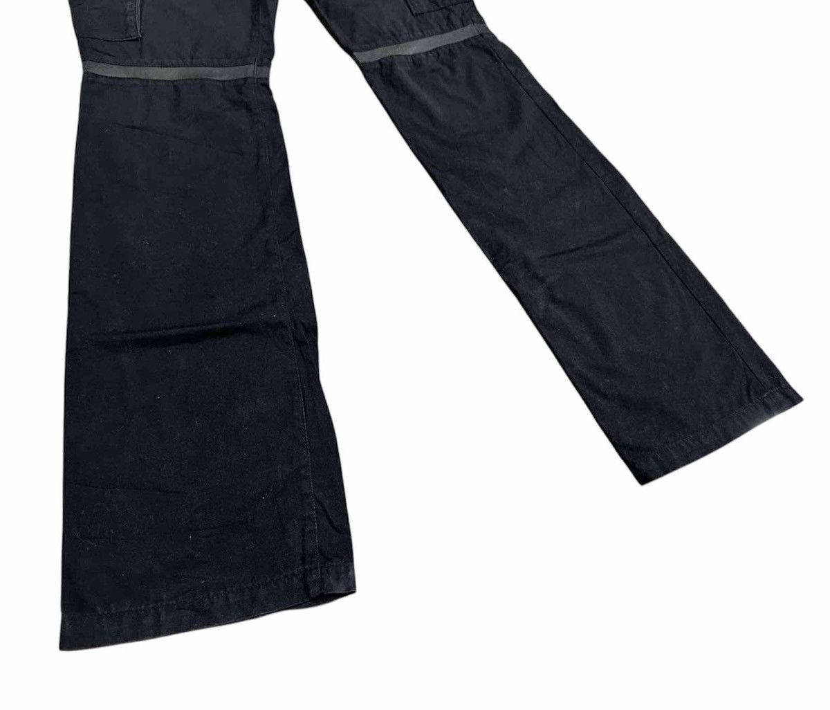 If Six Was Nine × Japanese Brand × Le Grande Bleu (L.G.B.) 🔥Japanese Y2K Bark Tannage Goatskin Flared Cargo Pants Size US 32 / EU 48 - 5 Thumbnail