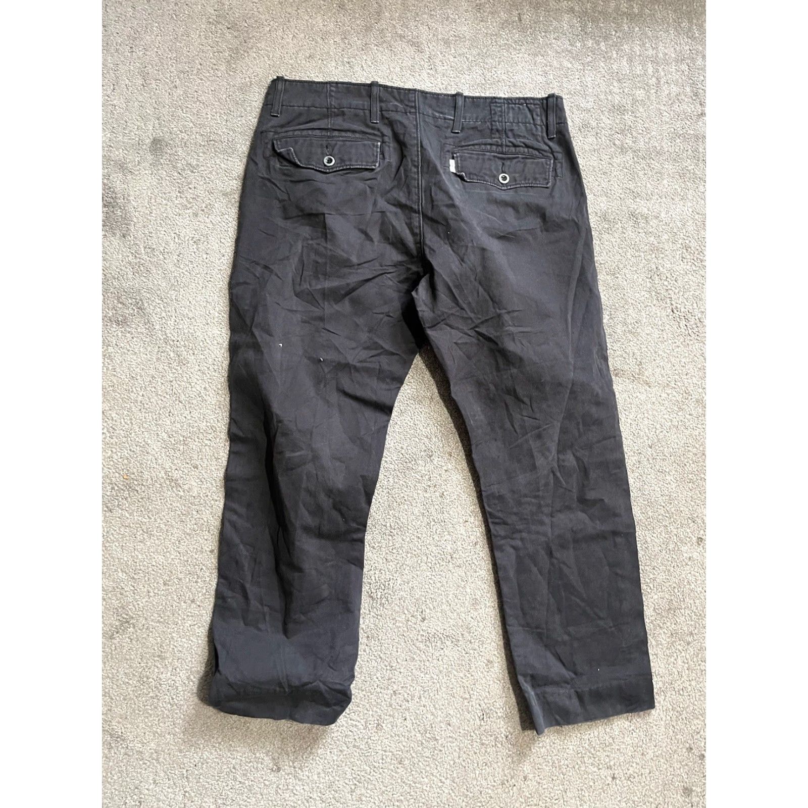 Levi's Levi's Pants Men's Size 32x25 Black Chino Twill Pant Solid Hemmed Size US 32 / EU 48 - 3 Thumbnail