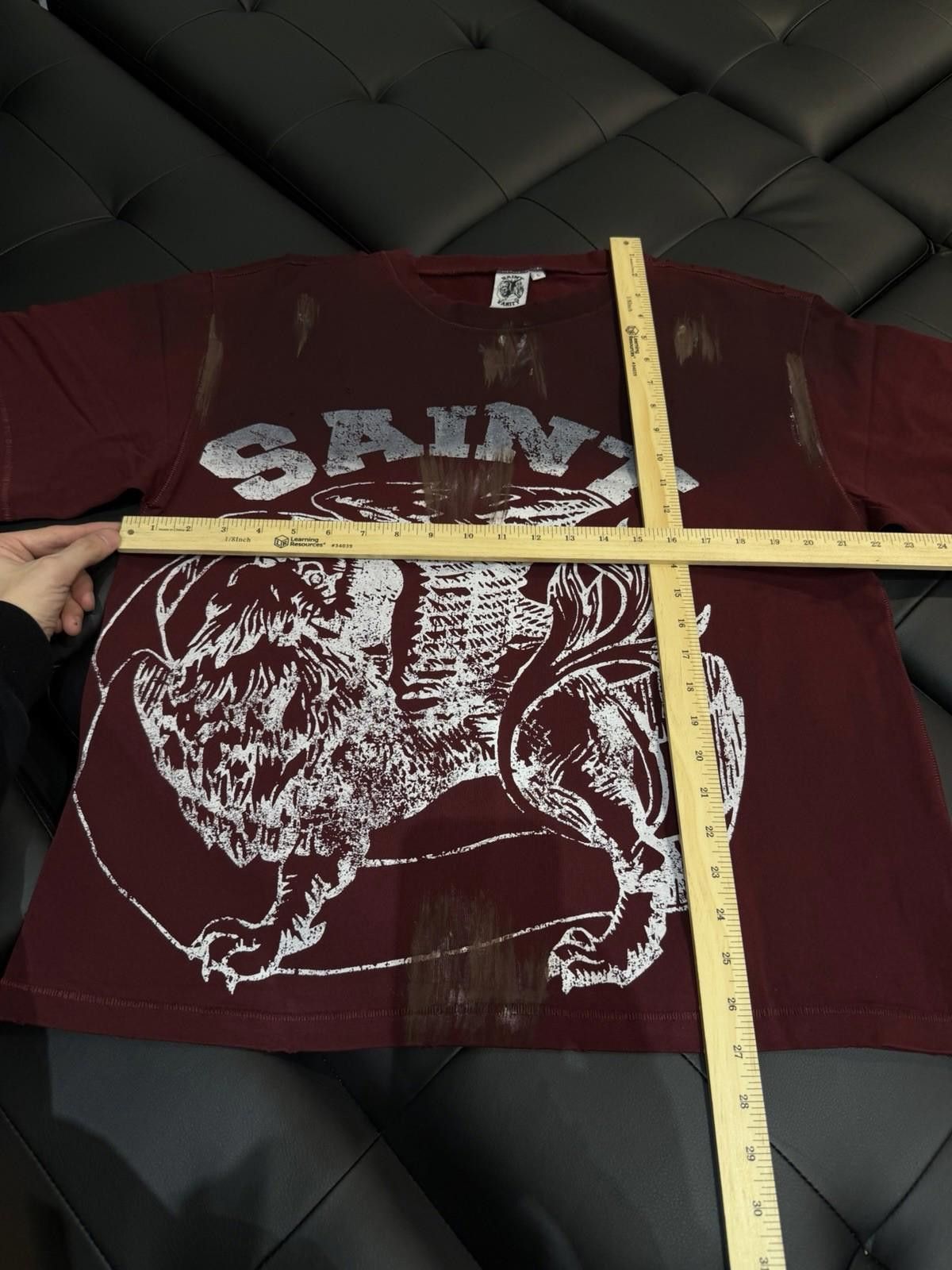 Saint Vanity Size L - Saint Vanity T-shirt 2025 Red Authentic (NEW) Size US L / EU 52-54 / 3 - 6 Thumbnail