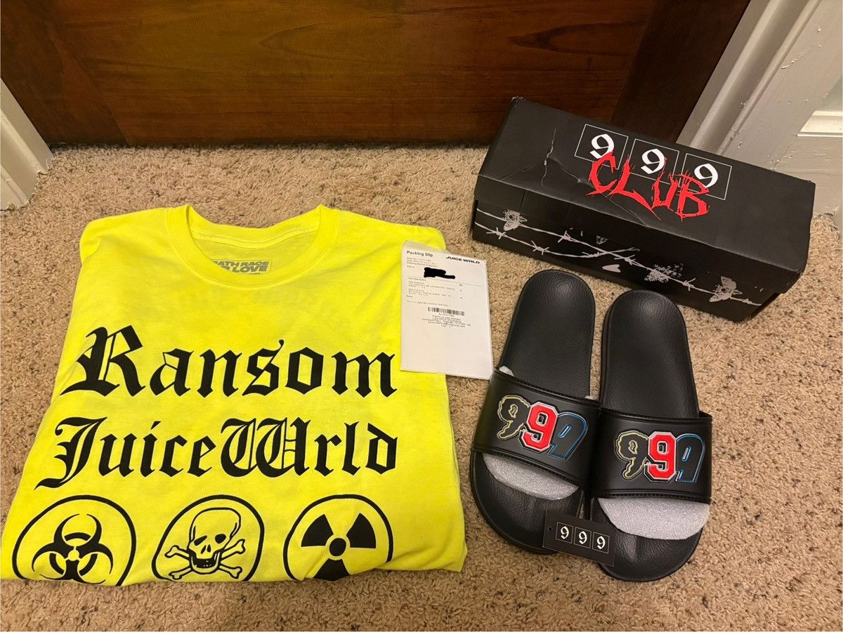 Other Juice WRLD Ransom 999 Shirt L + Slides 12 NEW w/ Box Size US L / EU 52-54 / 3 - 1 Thumbnail