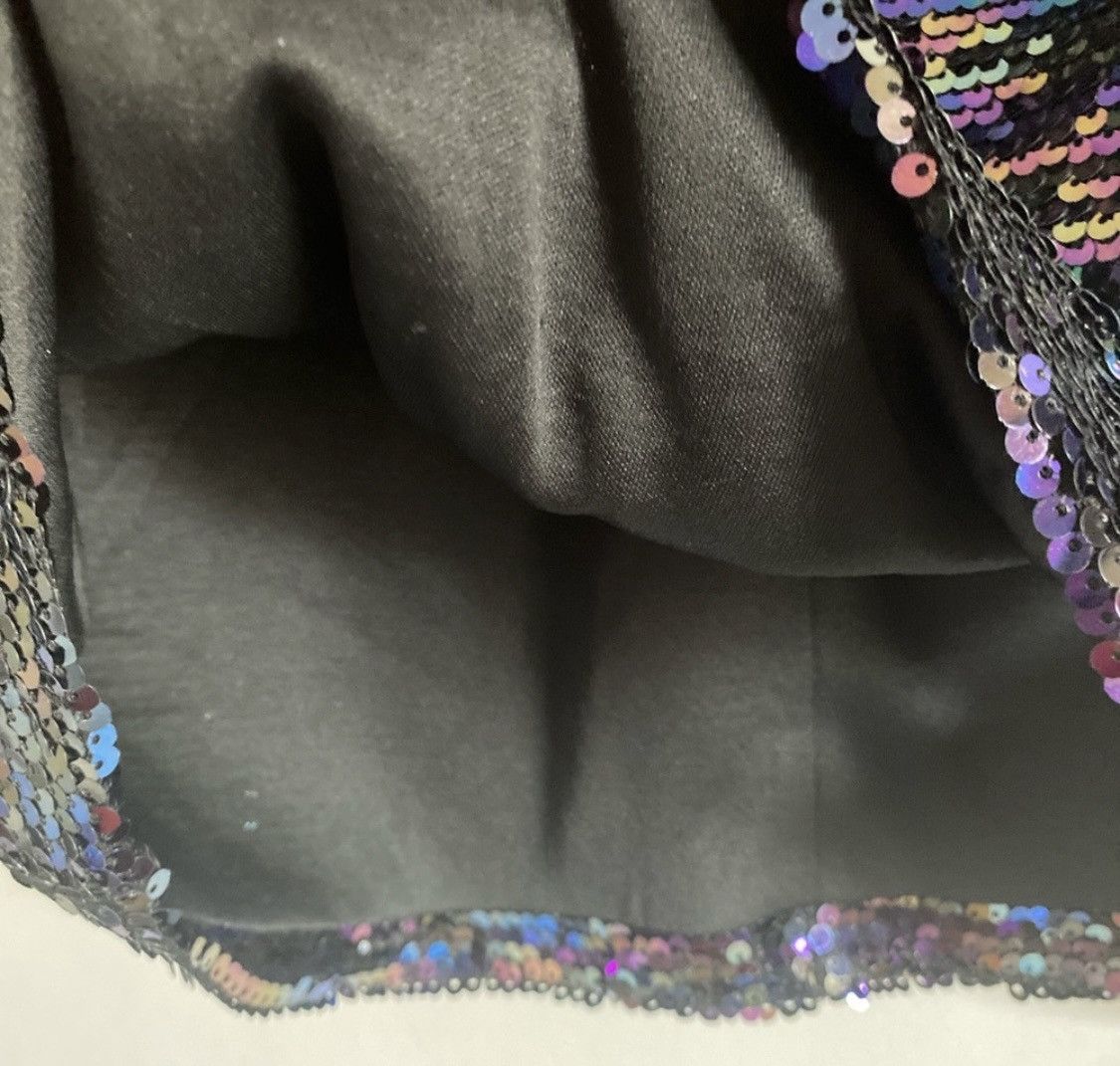Other GORGEOUS SPARKLY SEQUIN SIDE LADDER CUTOUT MINI SKIRT SZ S Size 26" / US 2 / IT 38 - 8 Thumbnail