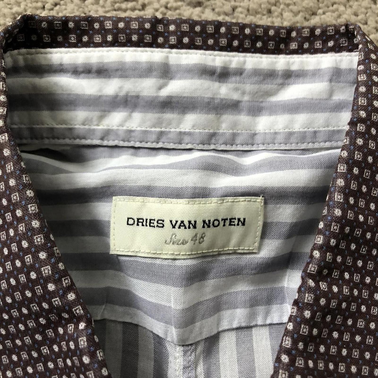 Dries Van Noten Dries Van Noten Striped Short Sleeve Button Up Shirt Size US M / EU 48-50 / 2 - 3 Thumbnail