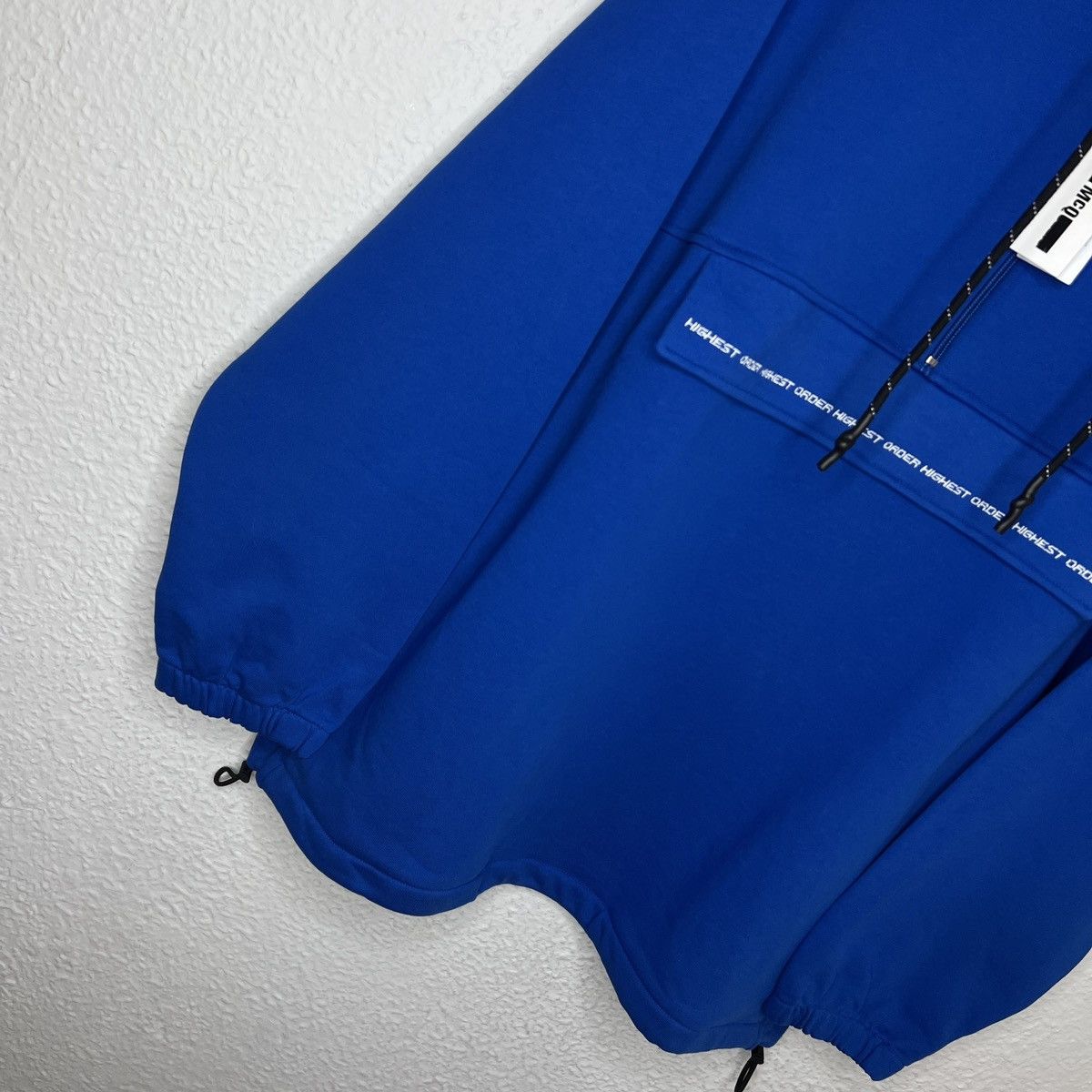 Alexander McQueen Alexander Mcqueen MCQ Sweatshirt Half Zip Blue Navy Logo Size US XL / EU 56 / 4 - 2 Thumbnail